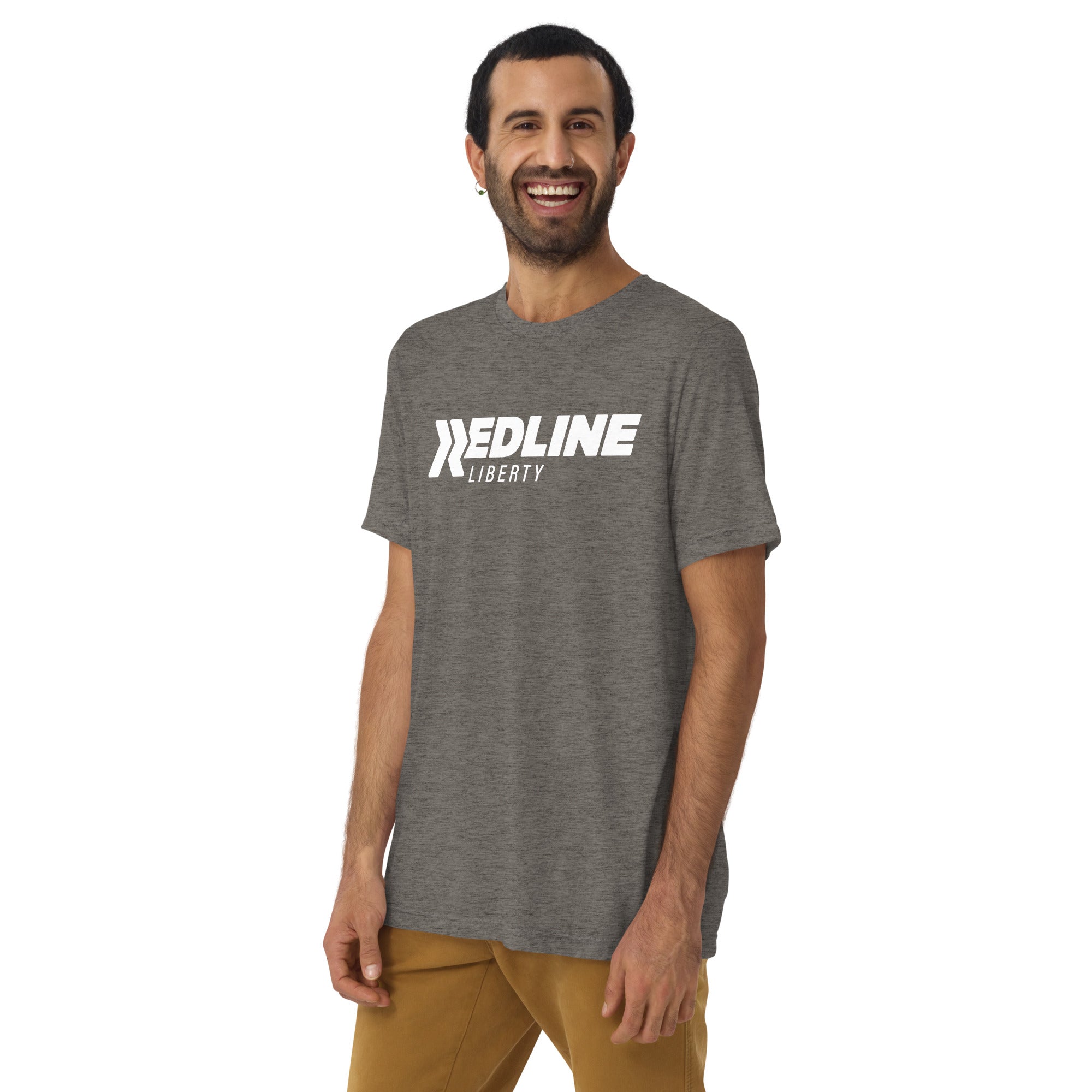 Liberty Tri-blend W Logo - Grey Short sleeve t-shirt