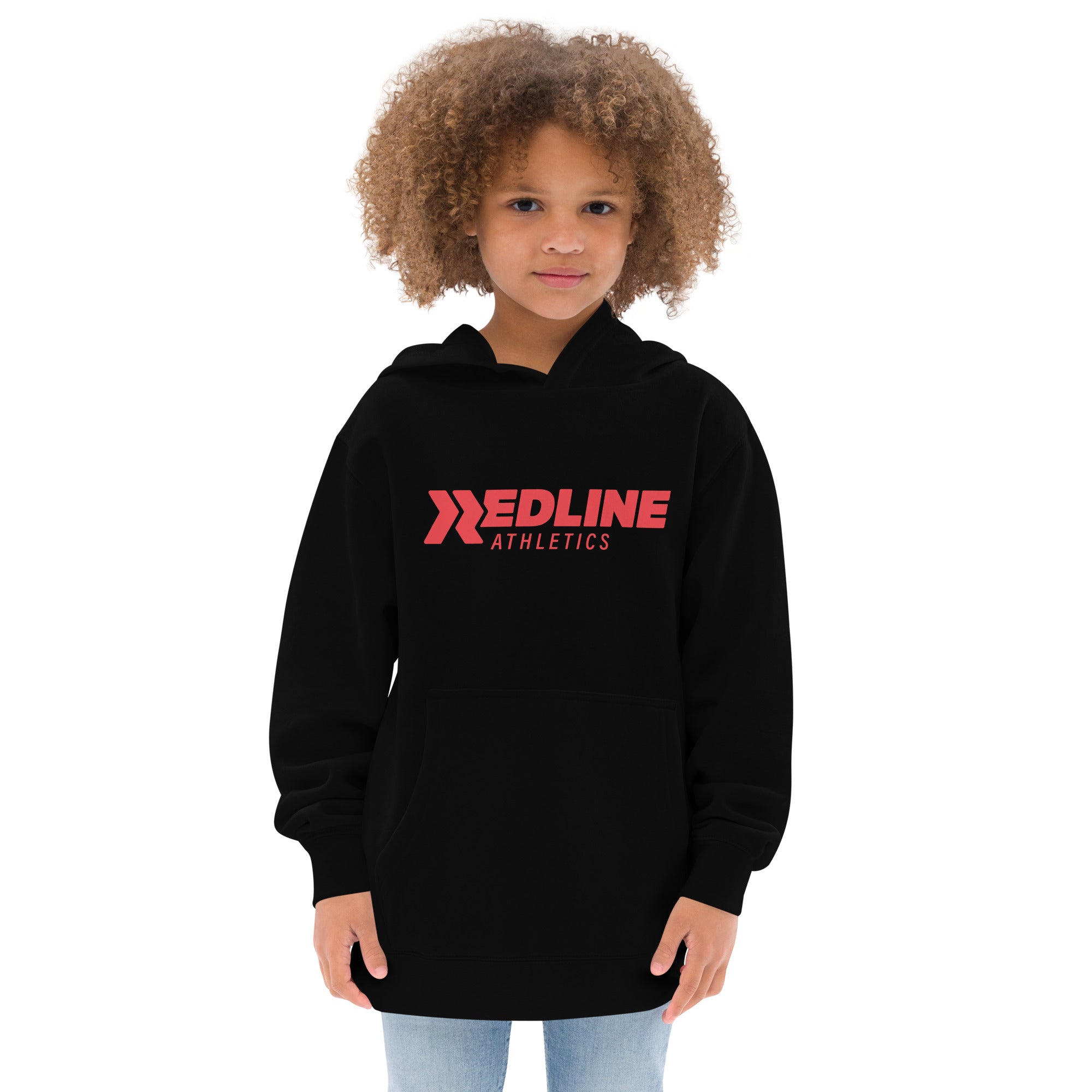 Logo Red- Black Kids fleece hoodie