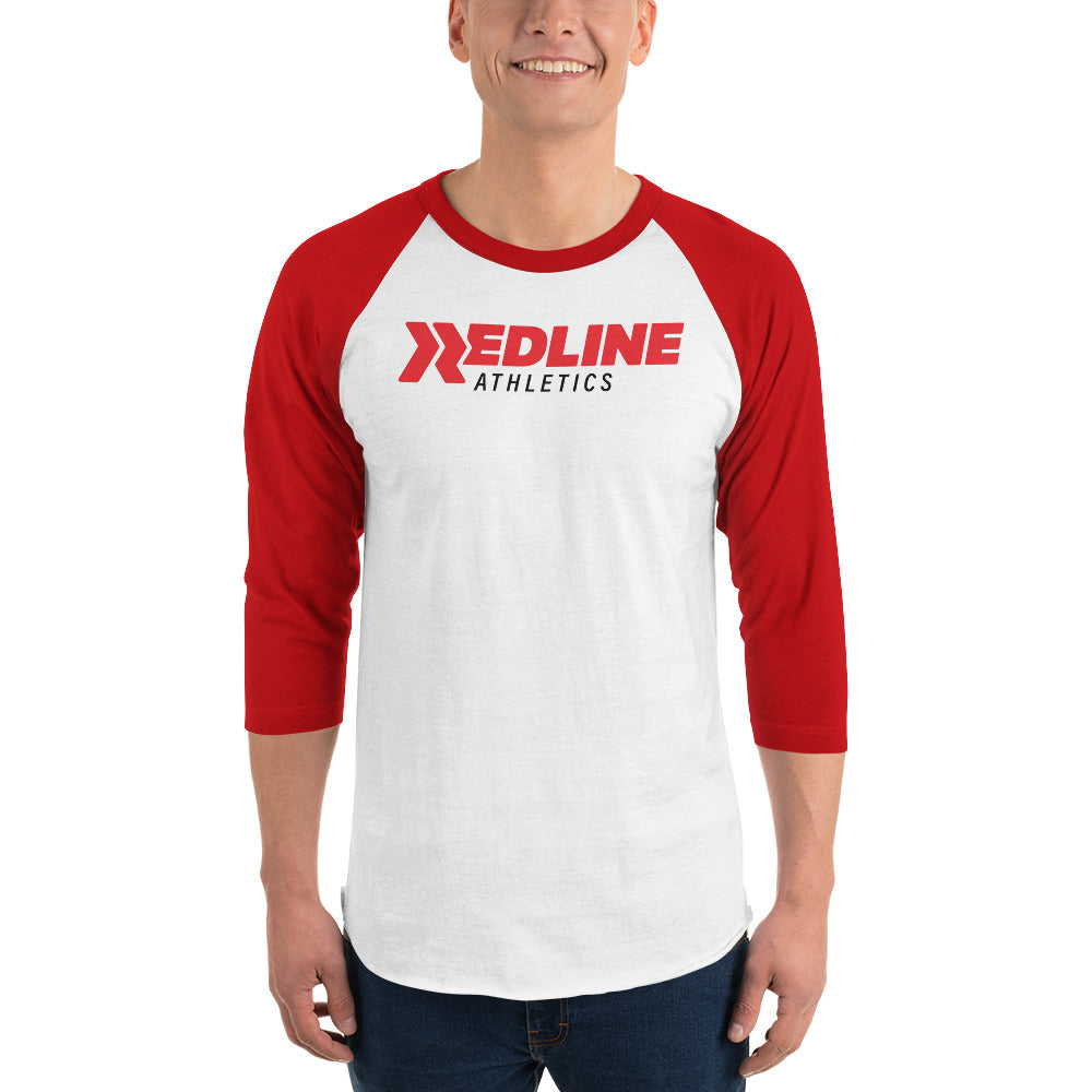 Logo - B/R - R/W 3/4 sleeve raglan shirt