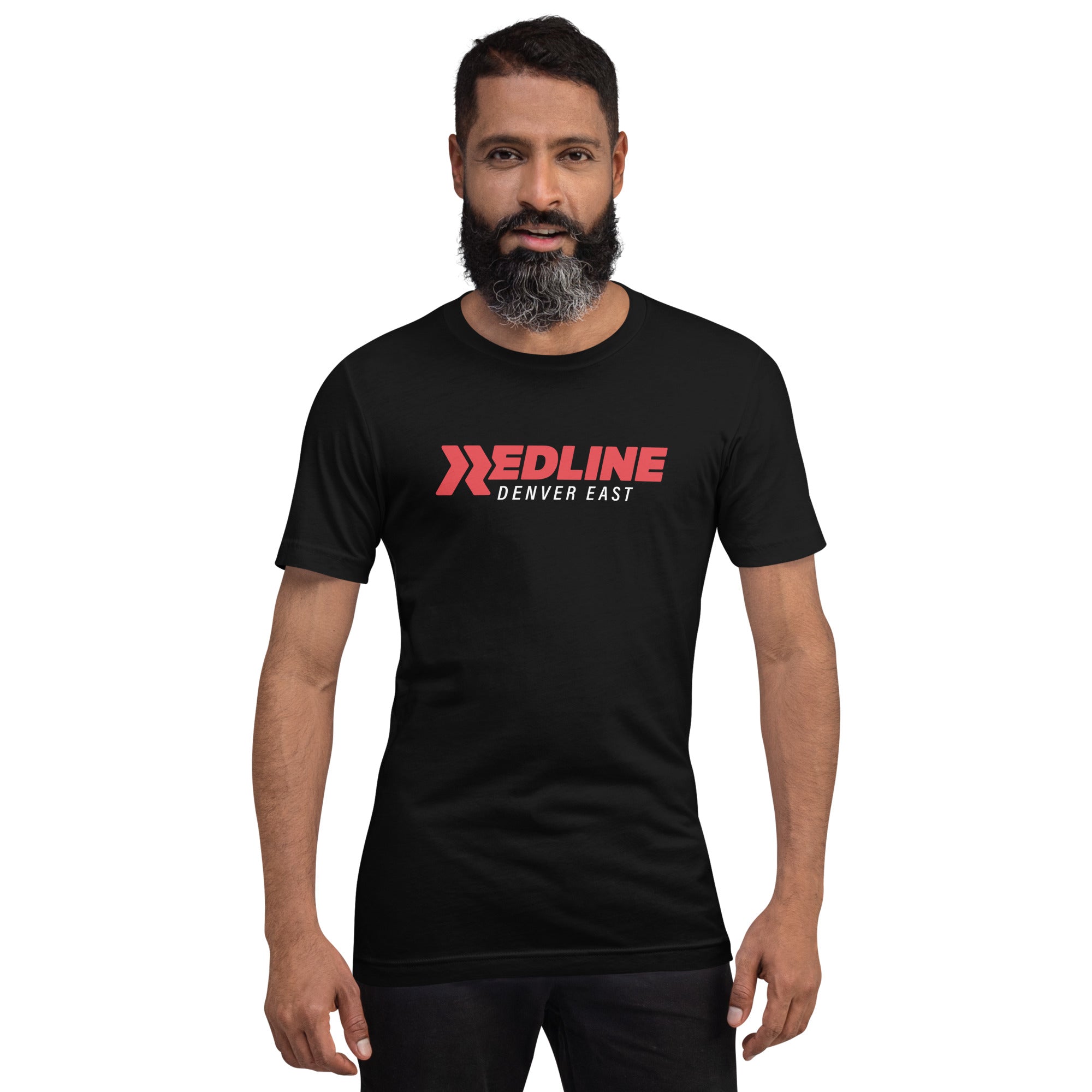 Denver East Logo R/W - Black Unisex t-shirt