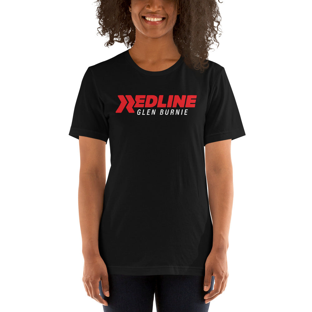 Glen Burnie Logo R/W - Black Unisex t-shirt