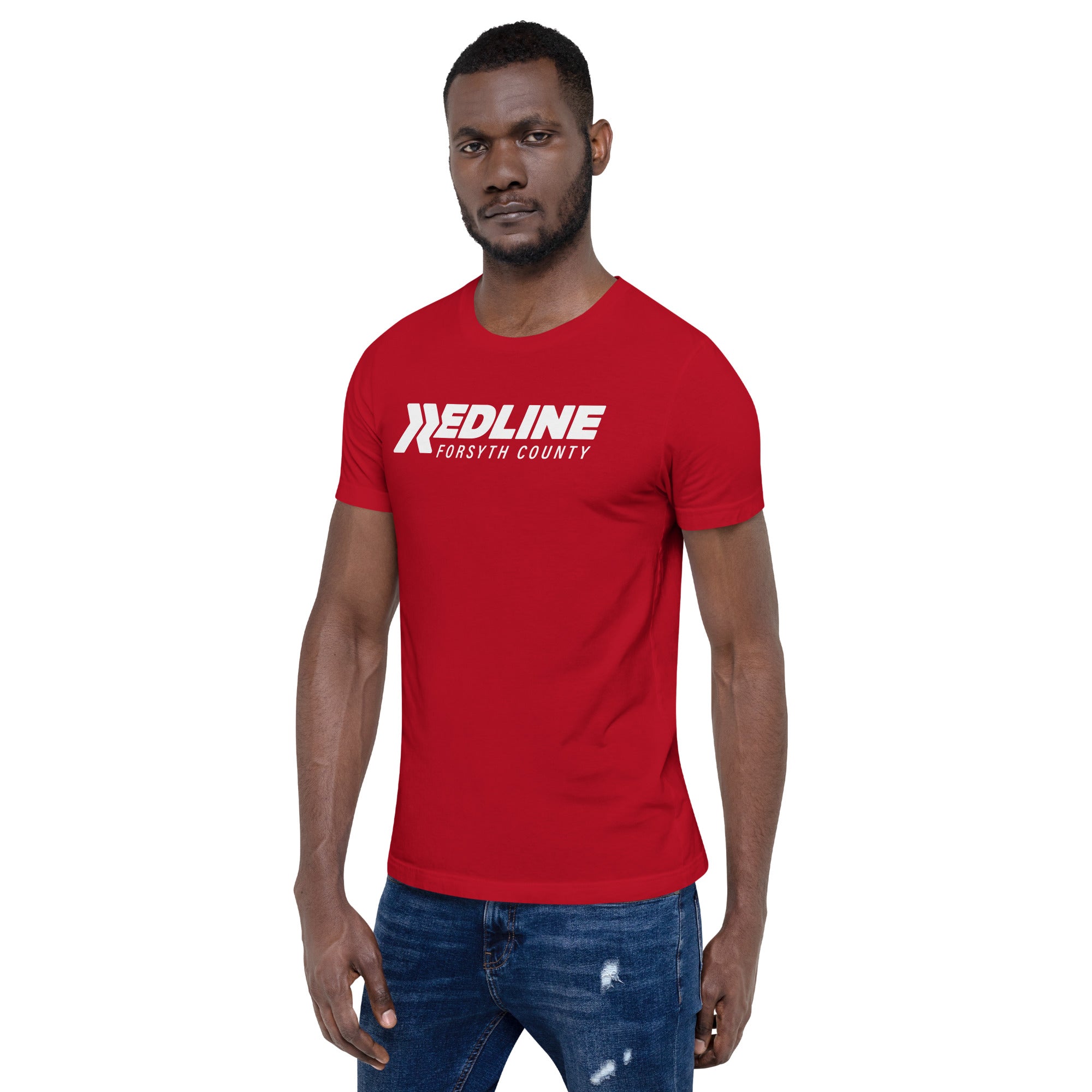 FC Logo W - Red Unisex t-shirt