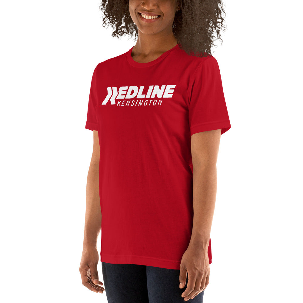 Kensington Logo W - Red Unisex t-shirt