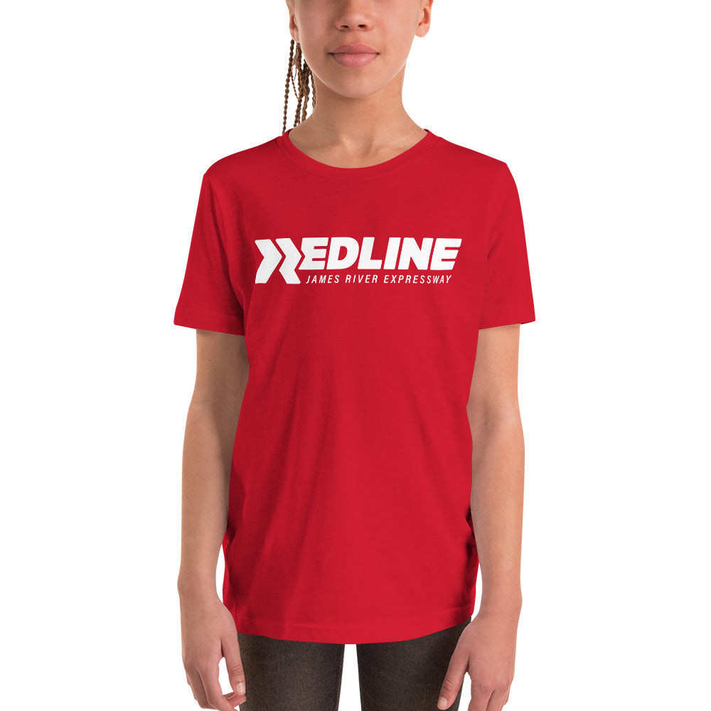James River Expy Logo W - Red Youth Short Sleeve T-Shirt
