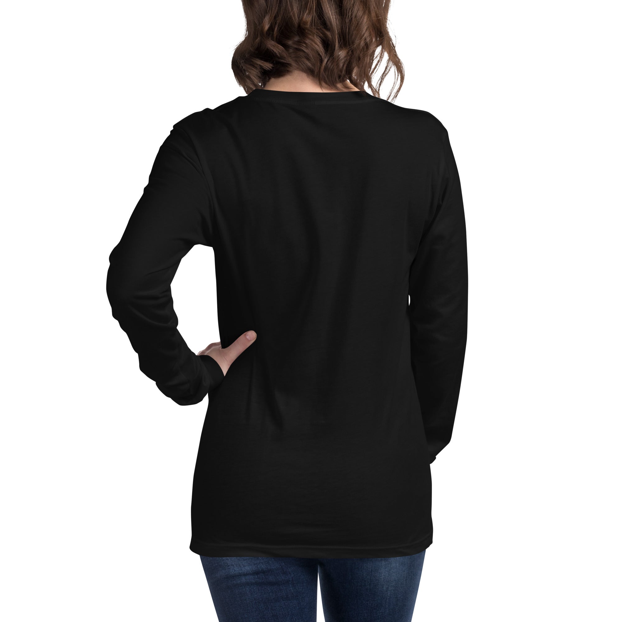 Springfield R/W Logo - Black Unisex Long Sleeve Tee