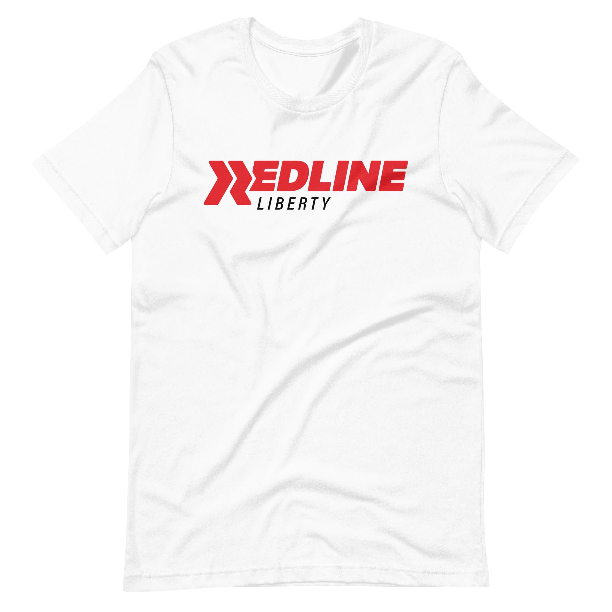Liberty Logo R/B - White Unisex t-shirt