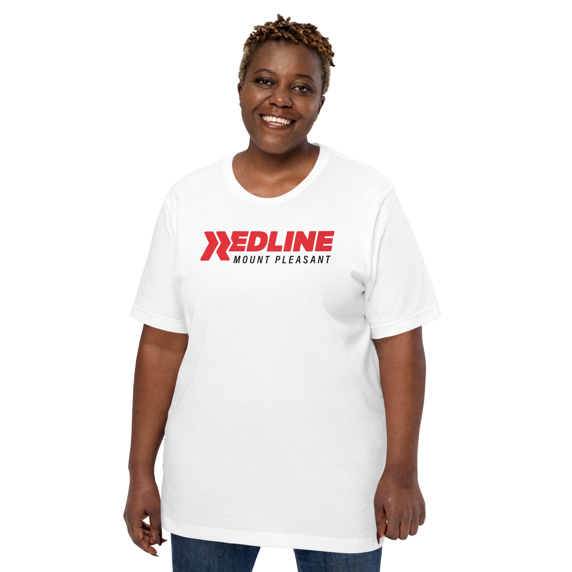Mount Pleasant Logo R/B - White Unisex t-shirt