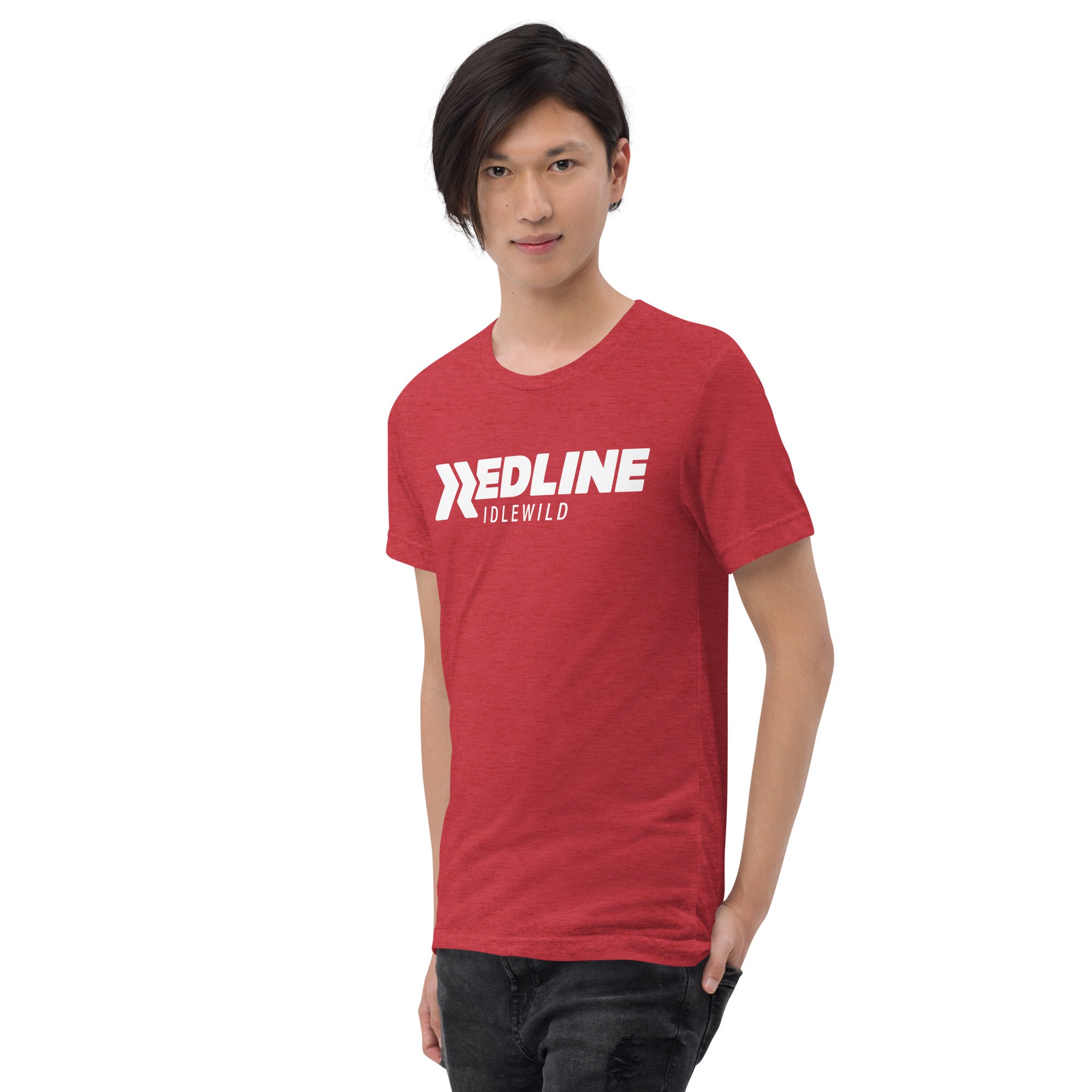 Idlewild Logo Tri-Blend Red Short sleeve t-shirt