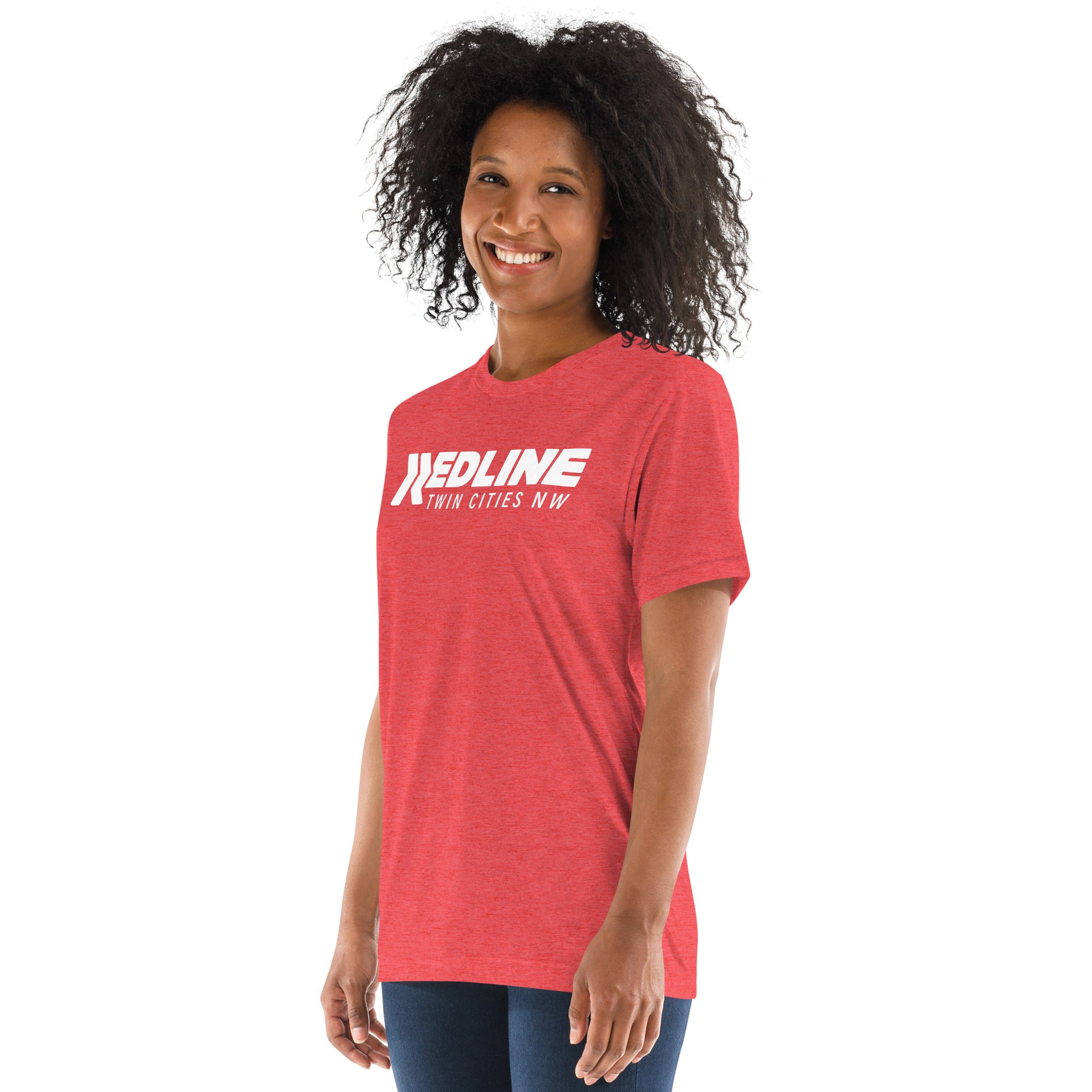 Twin Cities Triblend Red Short sleeve t-shirt