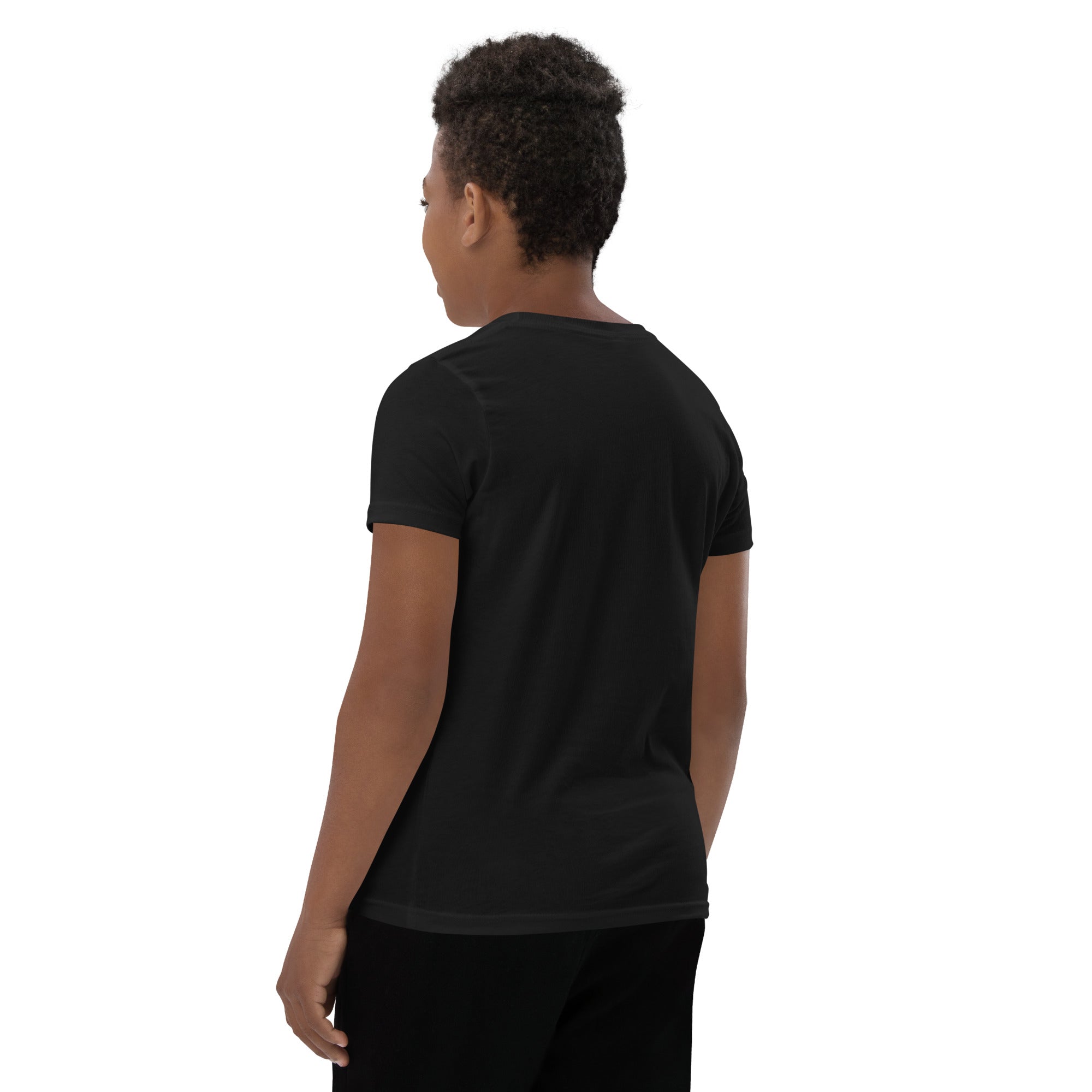 Liberty Logo R/W - Black Youth Short Sleeve T-Shirt