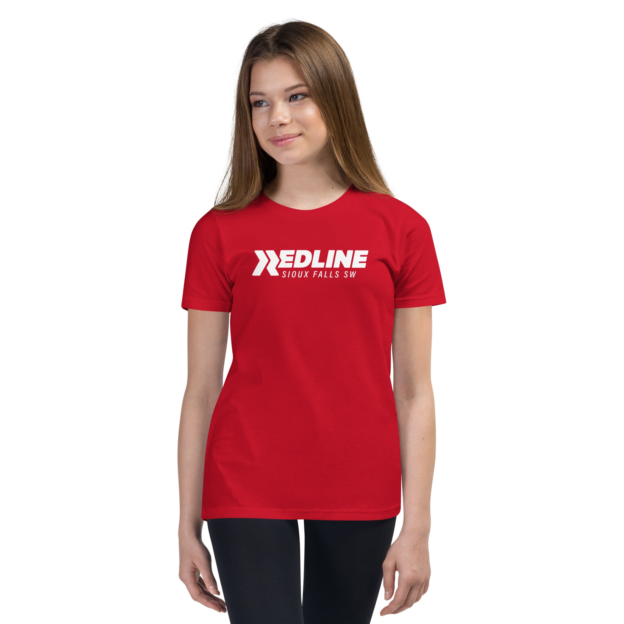 SiouxFalls SW - Red - W Youth Short Sleeve T-Shirt
