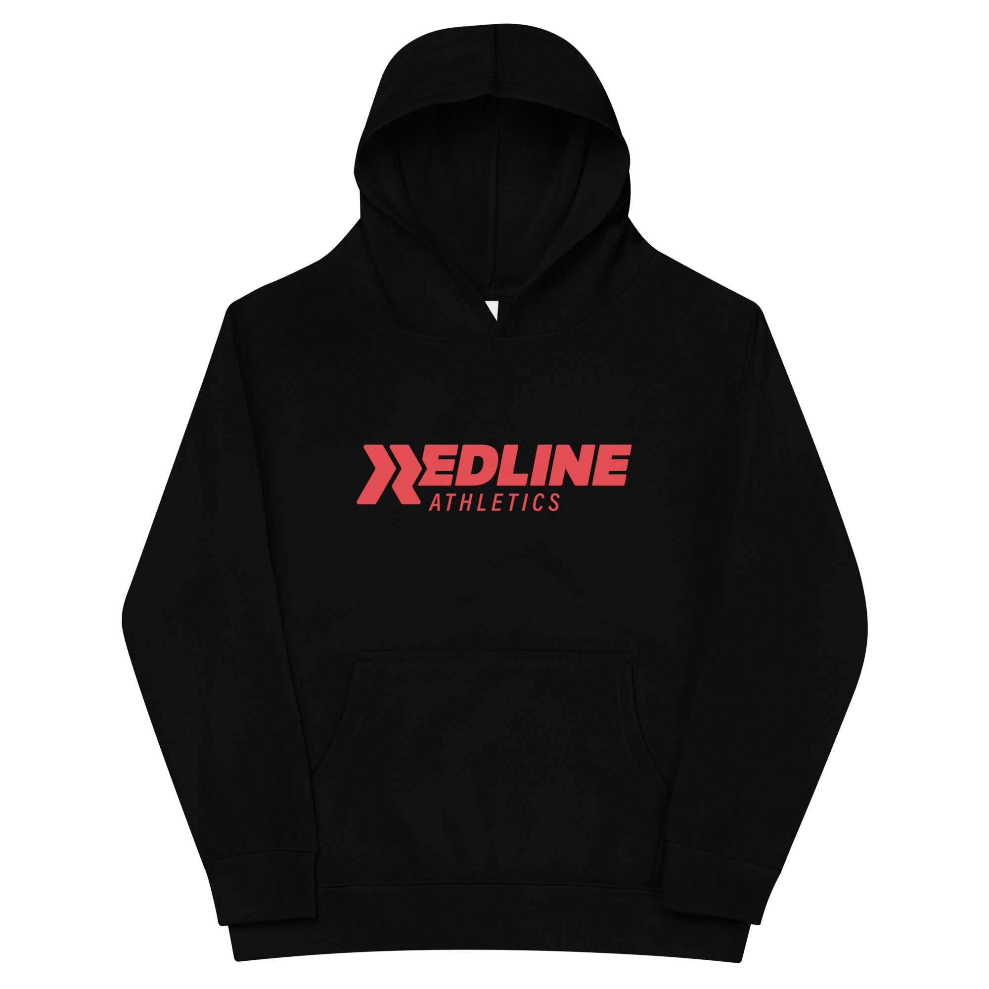 Logo Red- Black Kids fleece hoodie