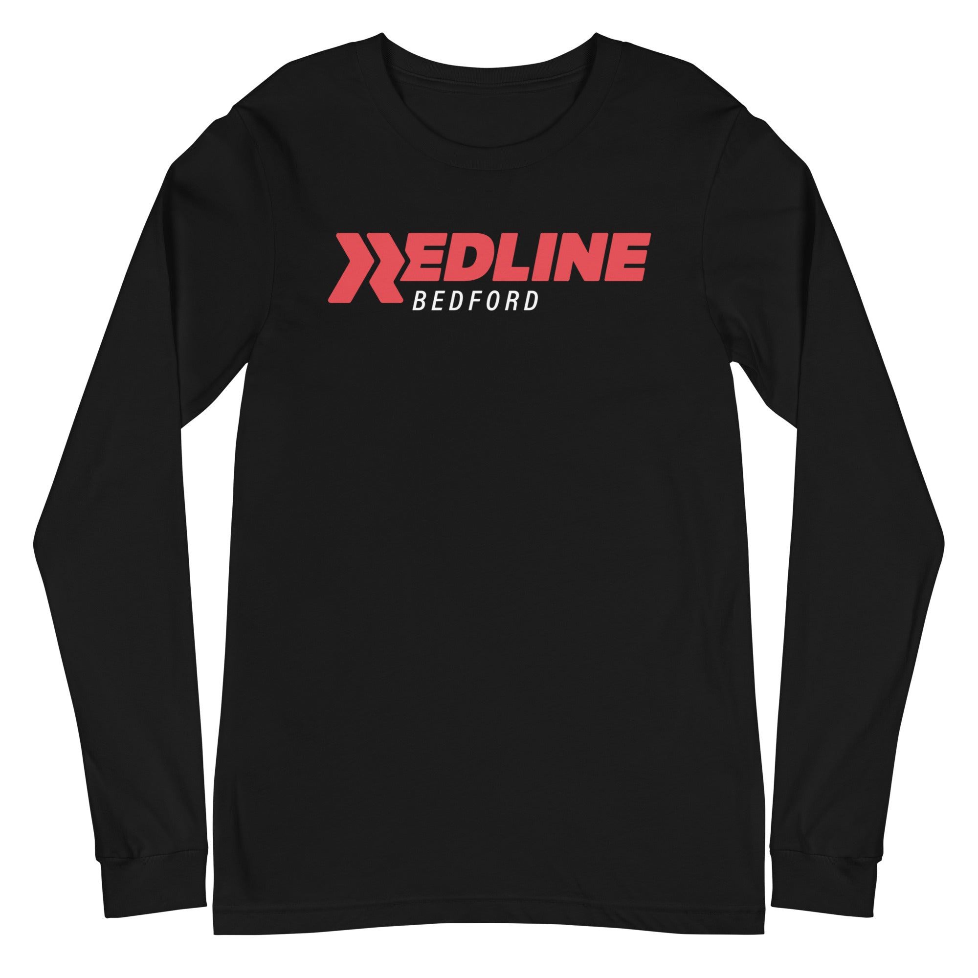 Bedford Logo R/W - Black Unisex Long Sleeve Tee