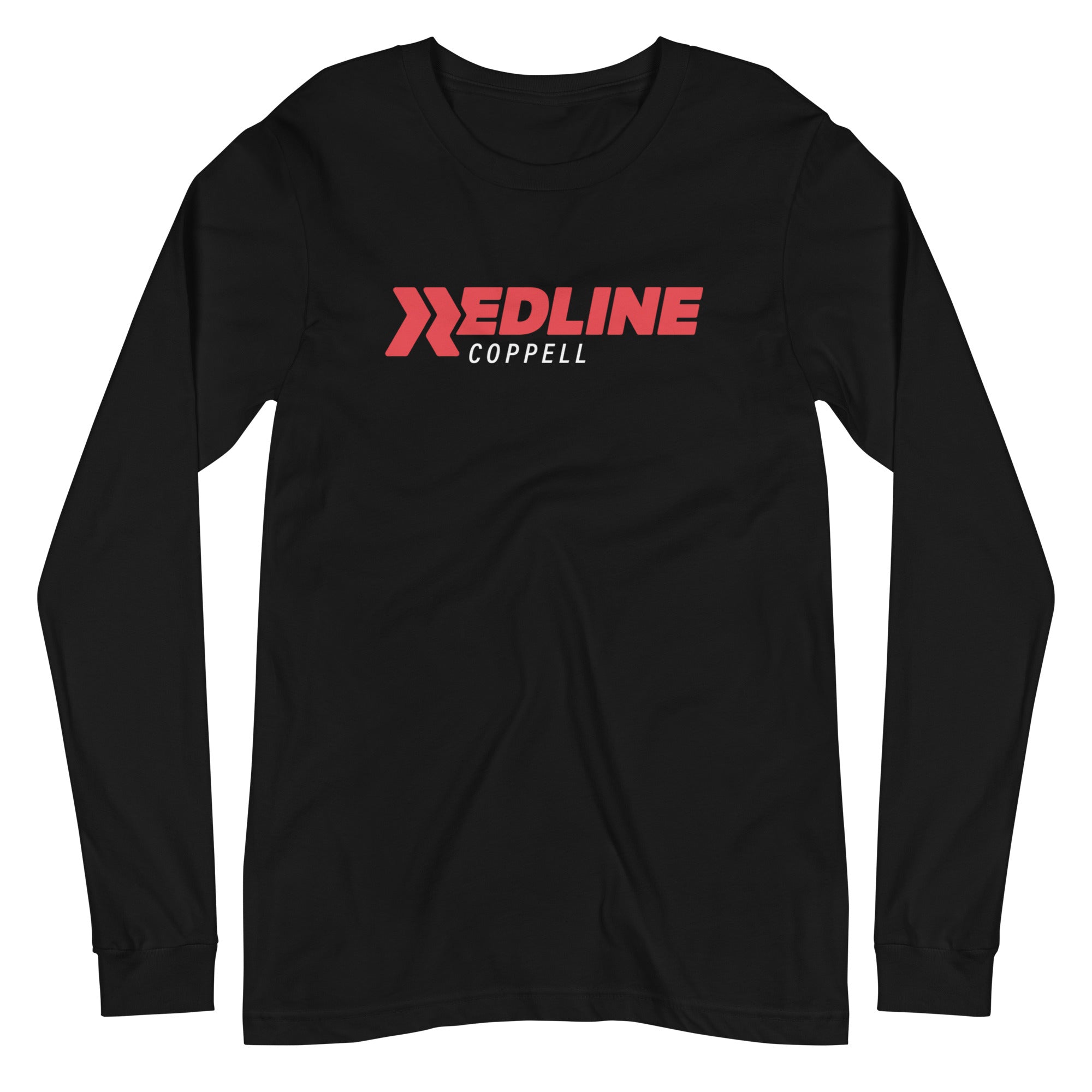 Coppell Logo R/W - Black Unisex Long Sleeve Tee