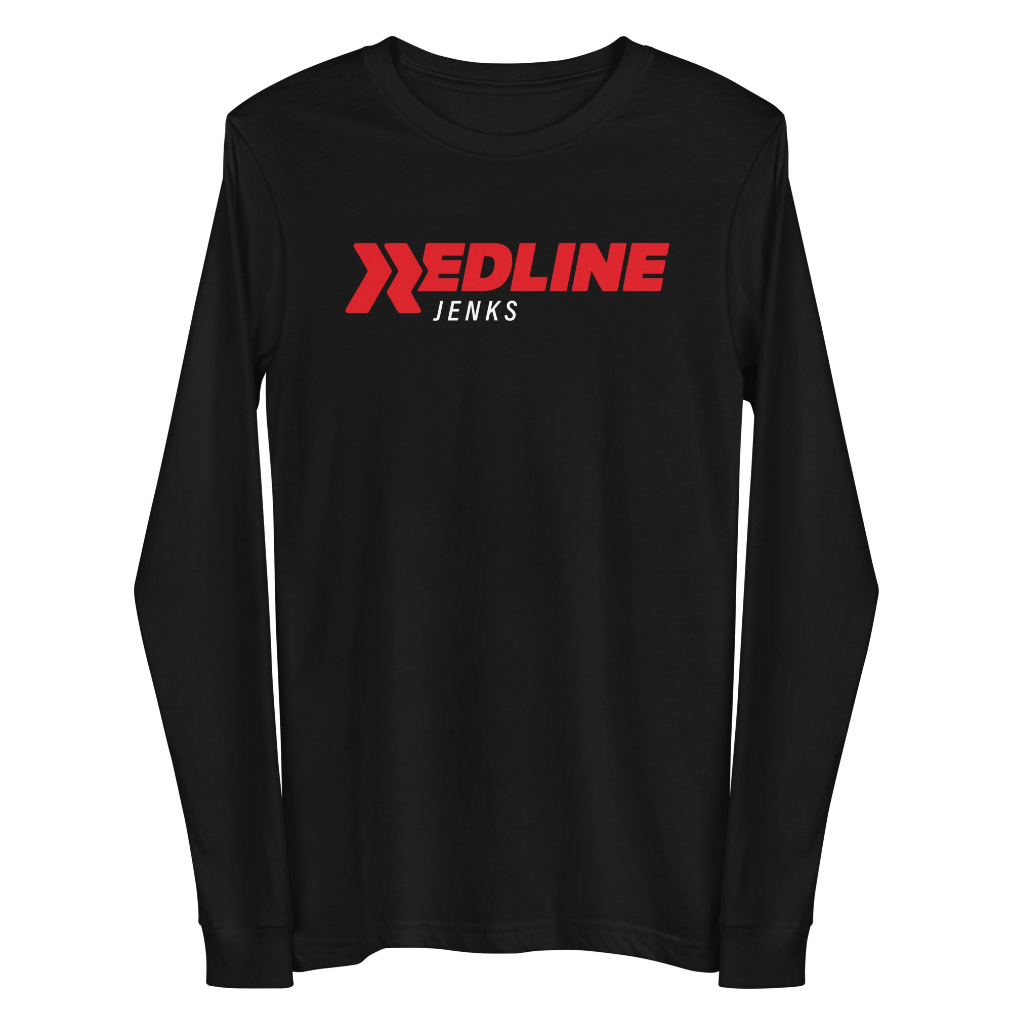 Jenks Logo R/W - Black Unisex Long Sleeve Tee