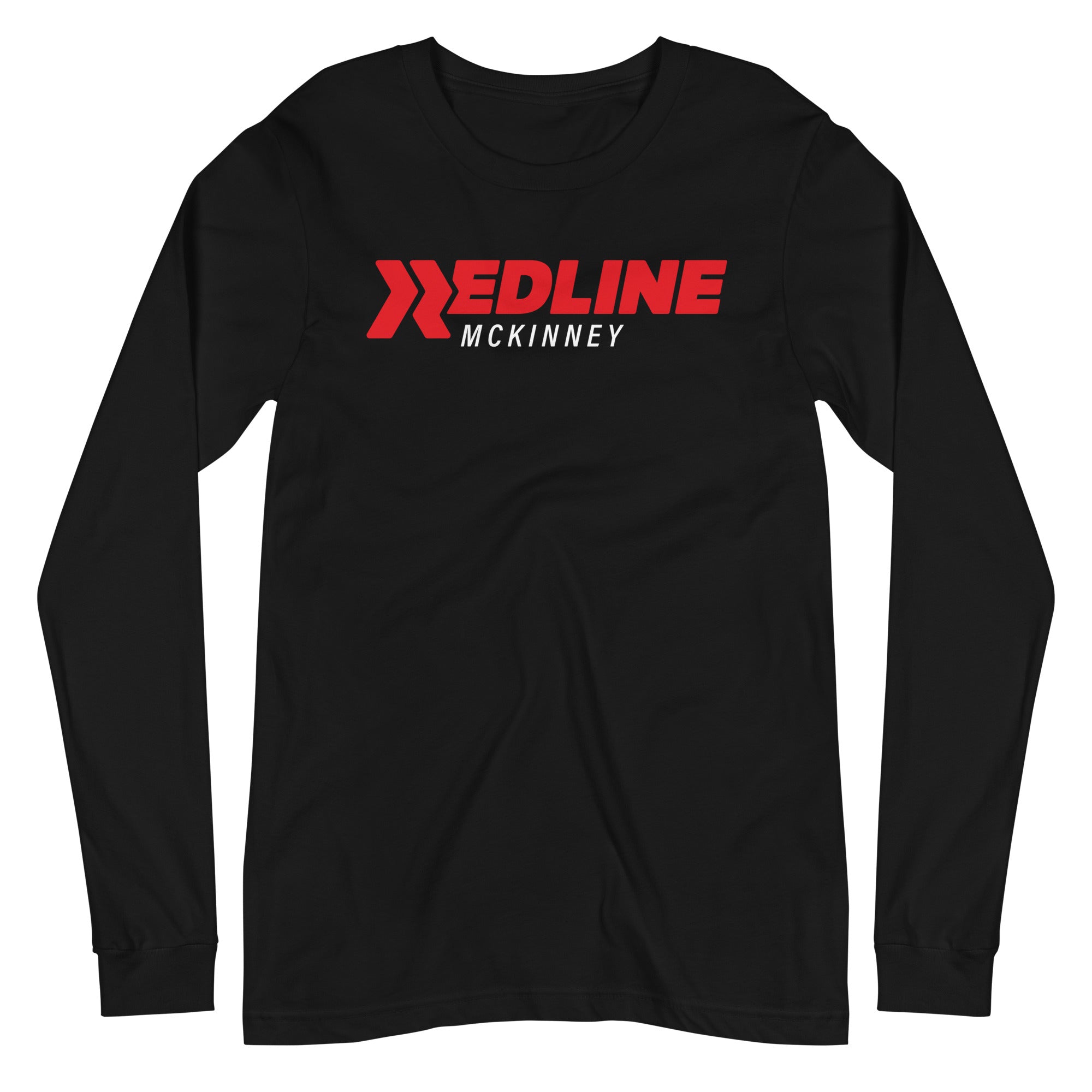 McKinney Logo R/W - Black Unisex Long Sleeve Tee