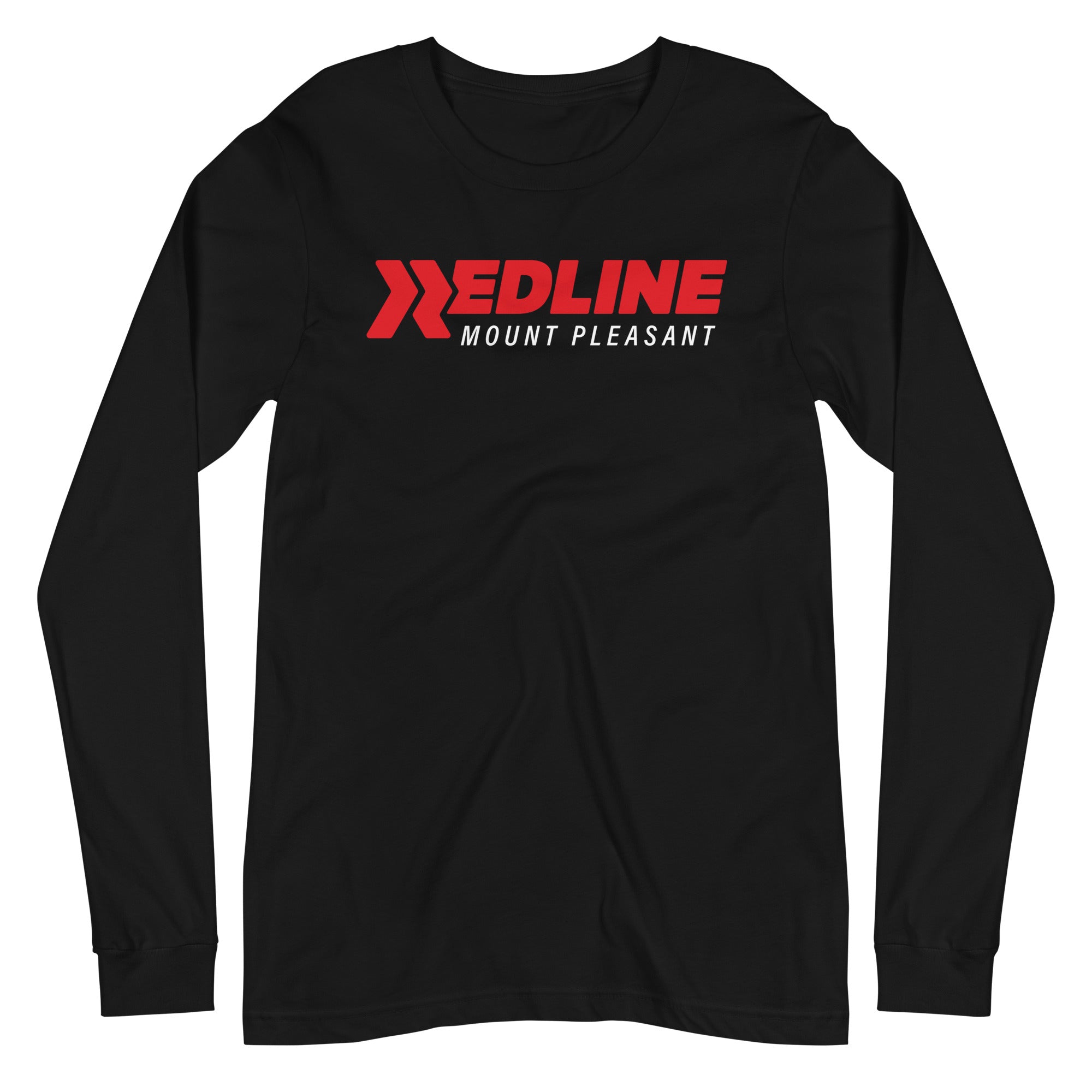 Mount Pleasant Logo R/W - Black Unisex Long Sleeve Tee