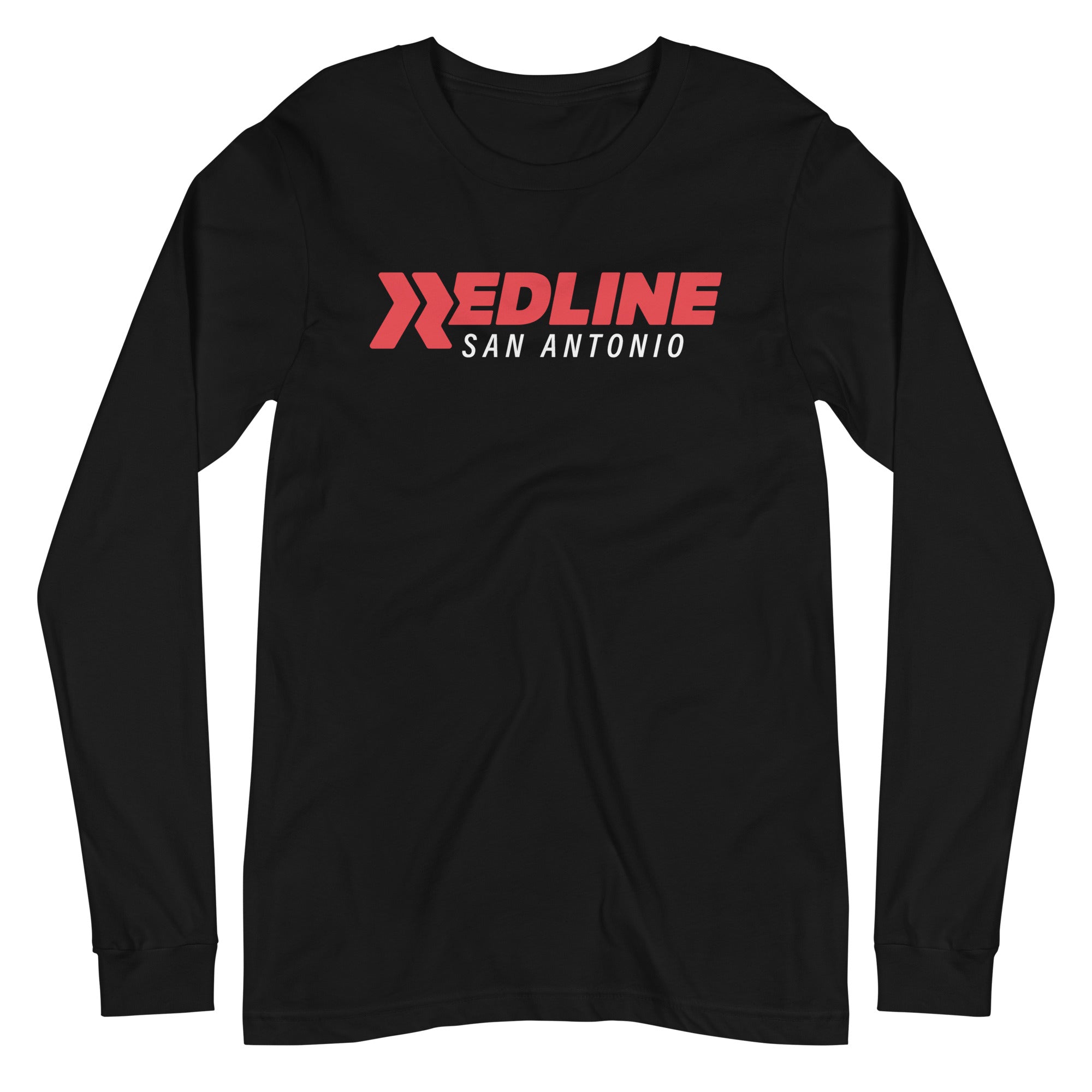 San Antonio Logo R/W - Black Unisex Long Sleeve Tee