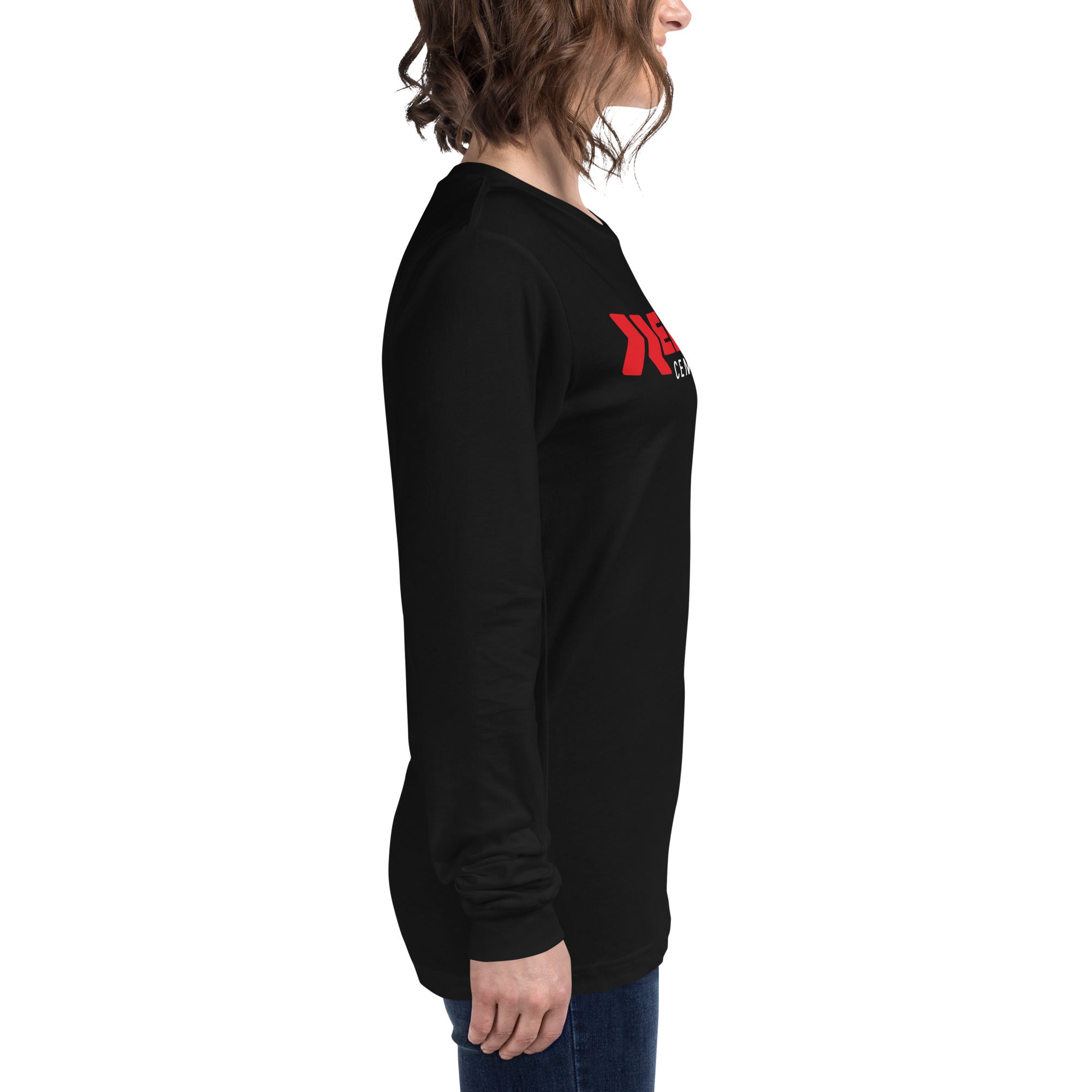 Centennial Logo R/W - Black Unisex Long Sleeve Tee