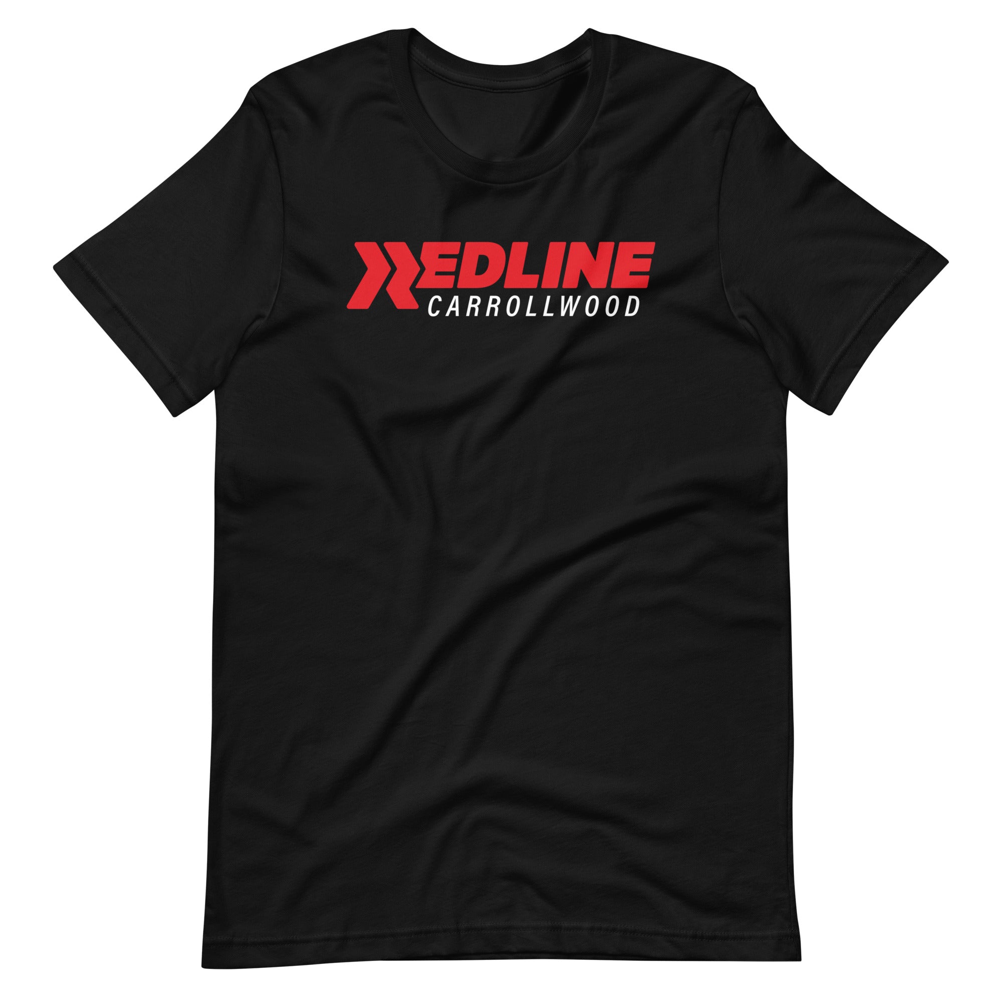 Carrollwood Logo R/W - Black Unisex t-shirt