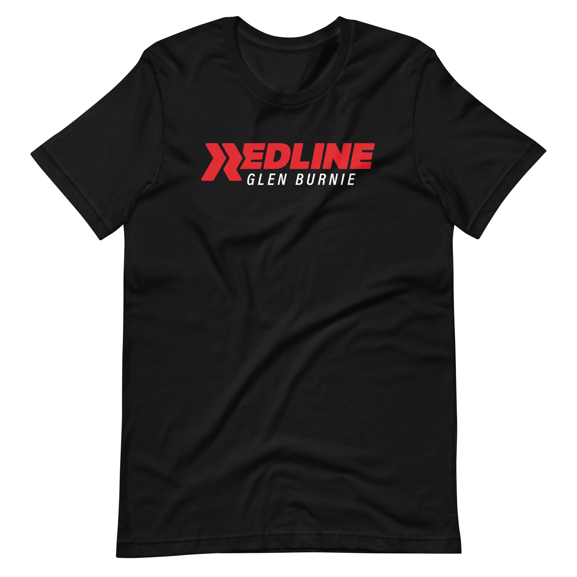 Glen Burnie Logo R/W - Black Unisex t-shirt