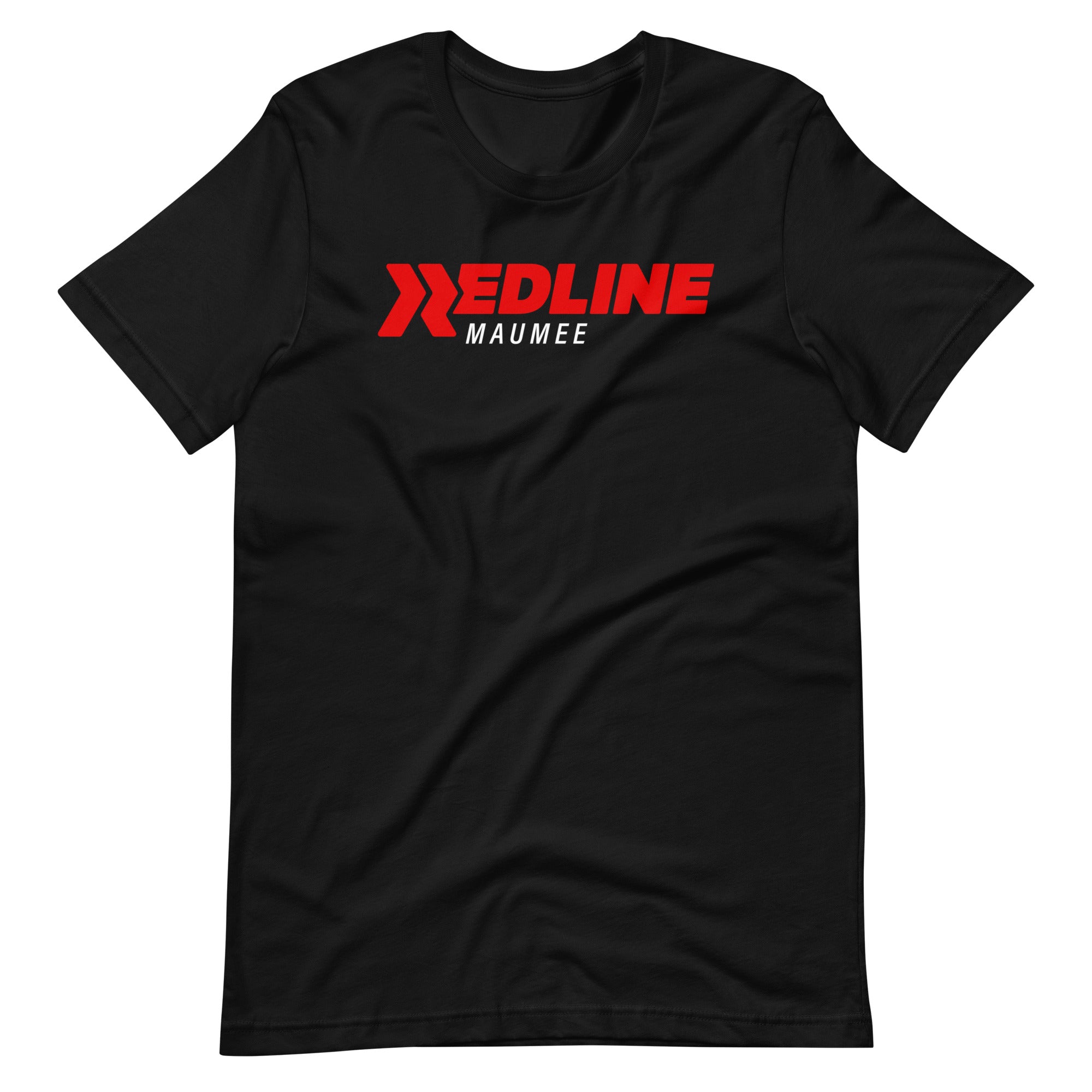 Maumee Logo R/W - Black Unisex t-shirt
