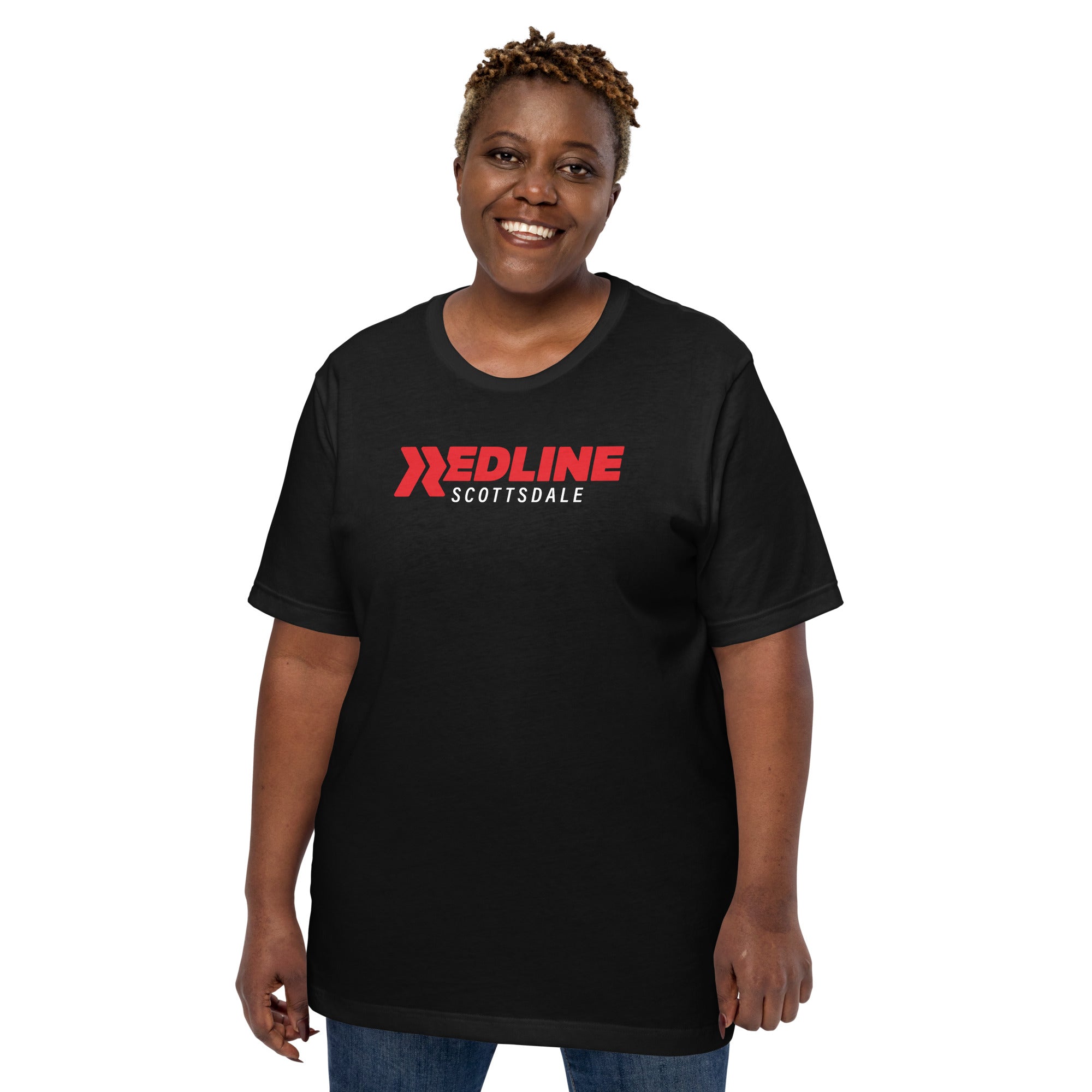 Scottsdale Logo R/W - Black Unisex t-shirt