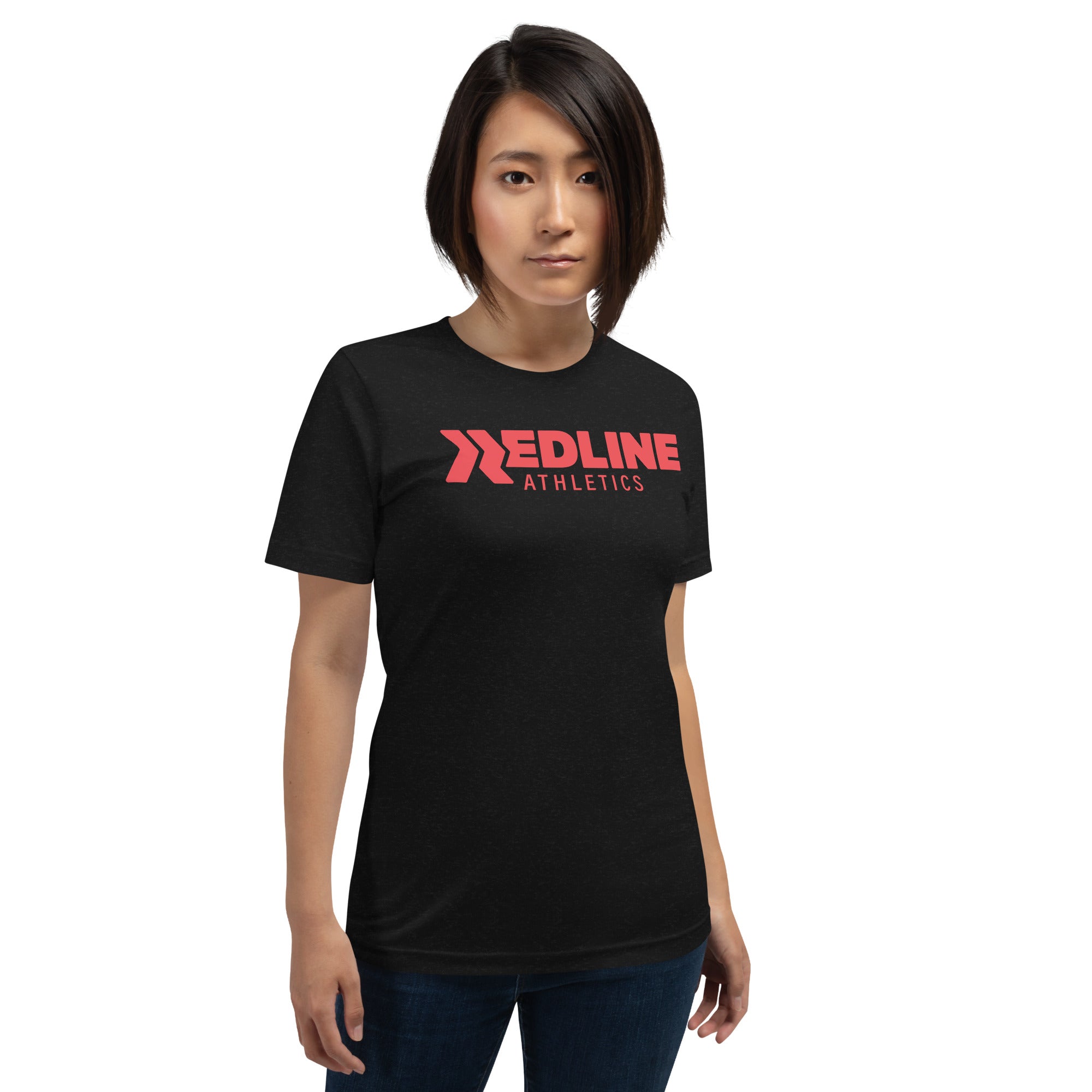 Logo - Red - Black Unisex t-shirt