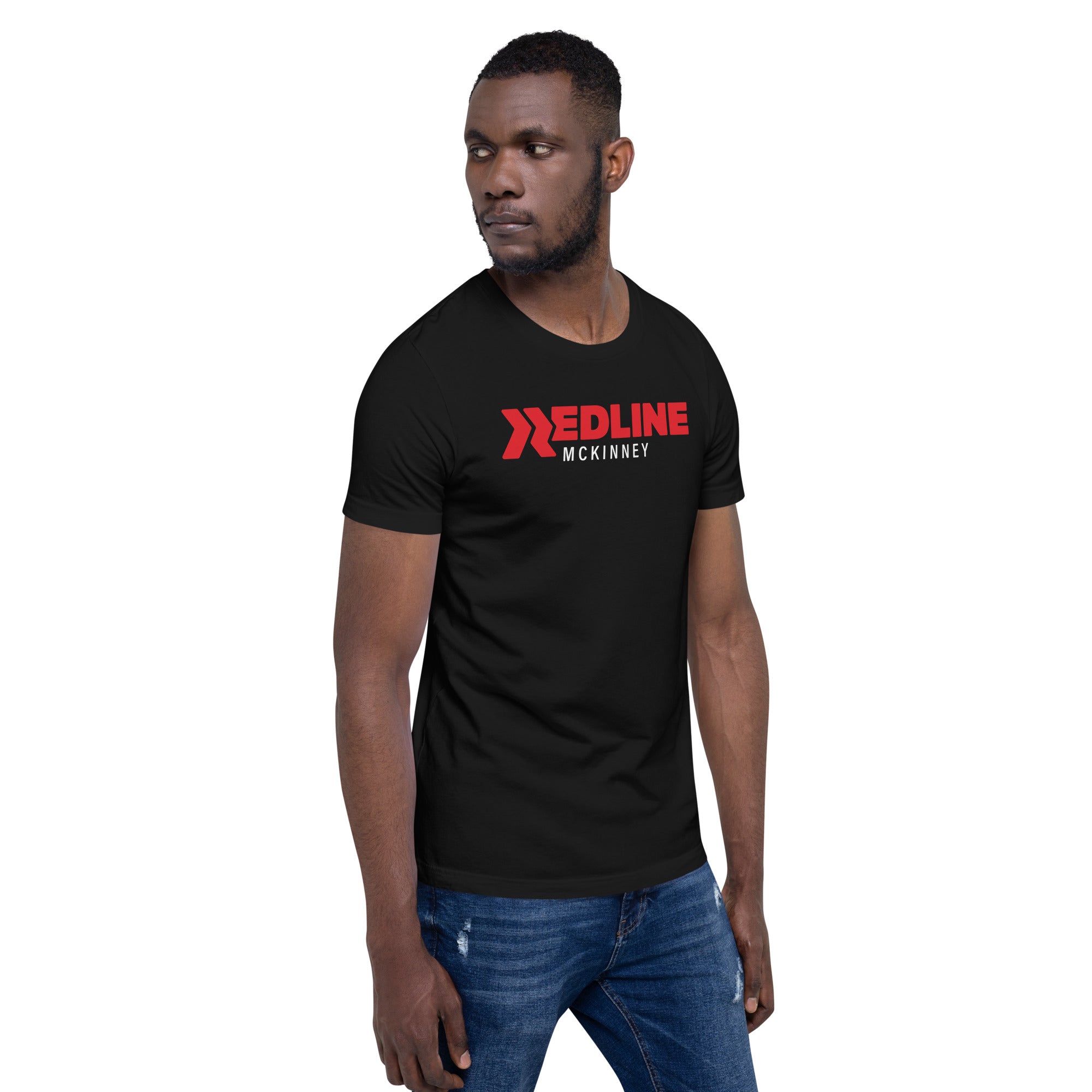 McKinney Logo R/W - Black Unisex t-shirt
