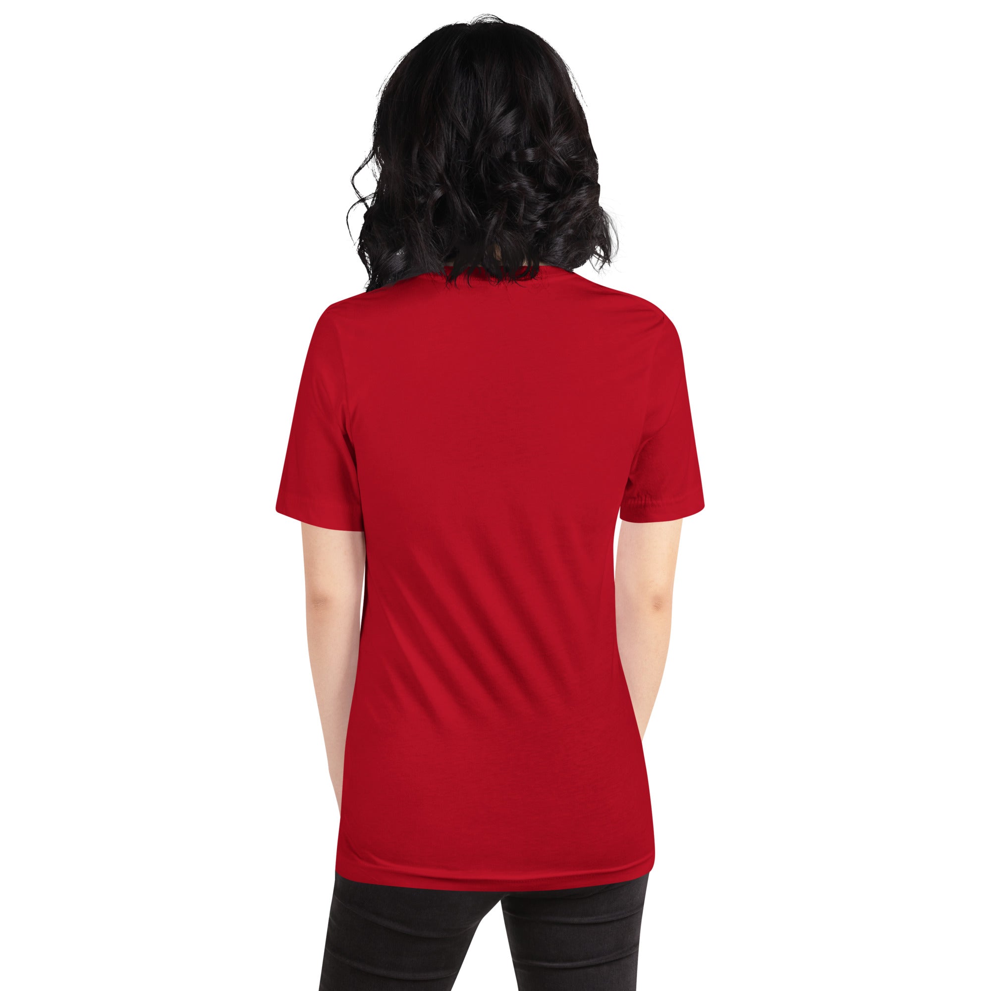 Buford Logo White - Red Unisex t-shirt