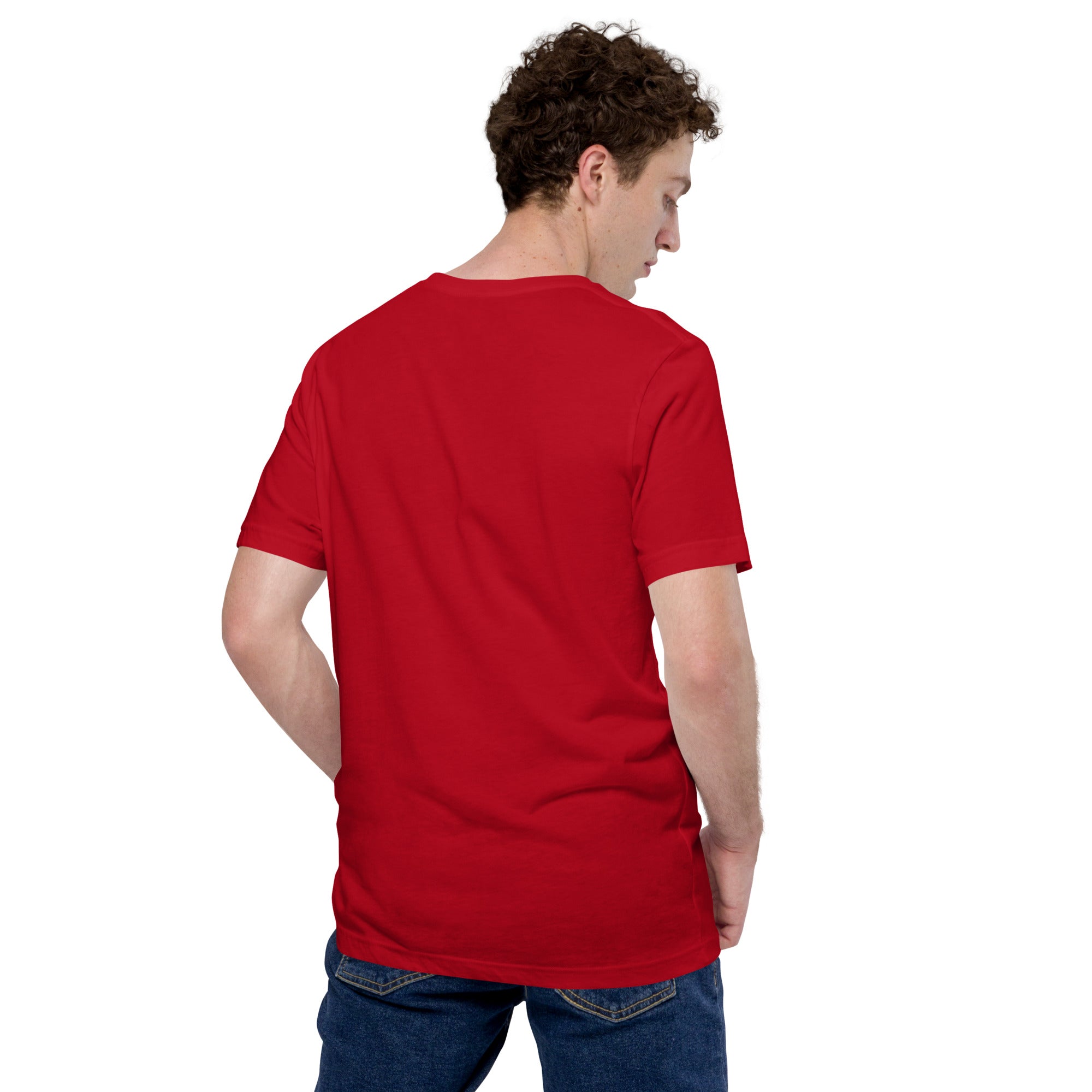 Carrollwood Logo W - Red Unisex t-shirt