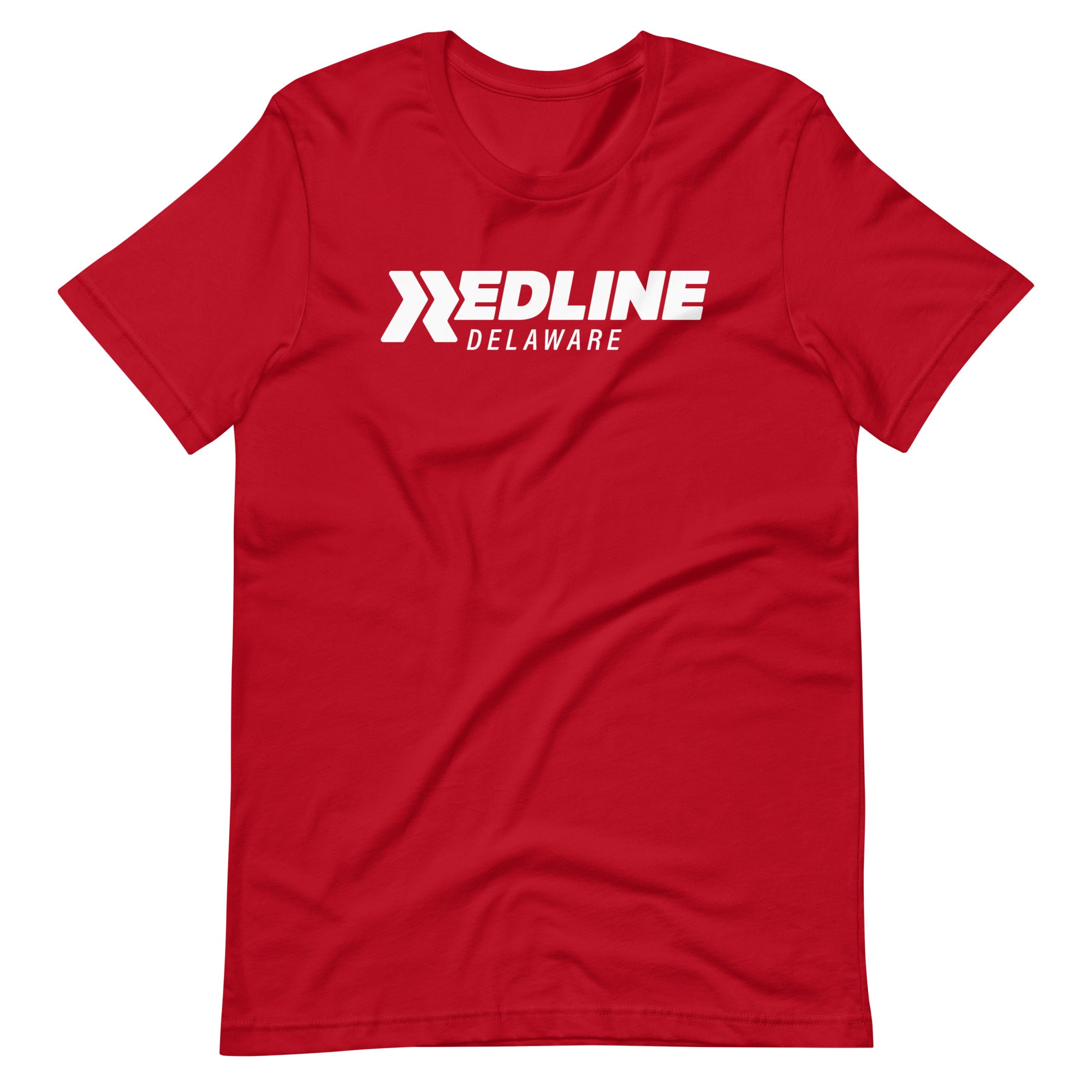 Delaware Logo W - Red Unisex t-shirt