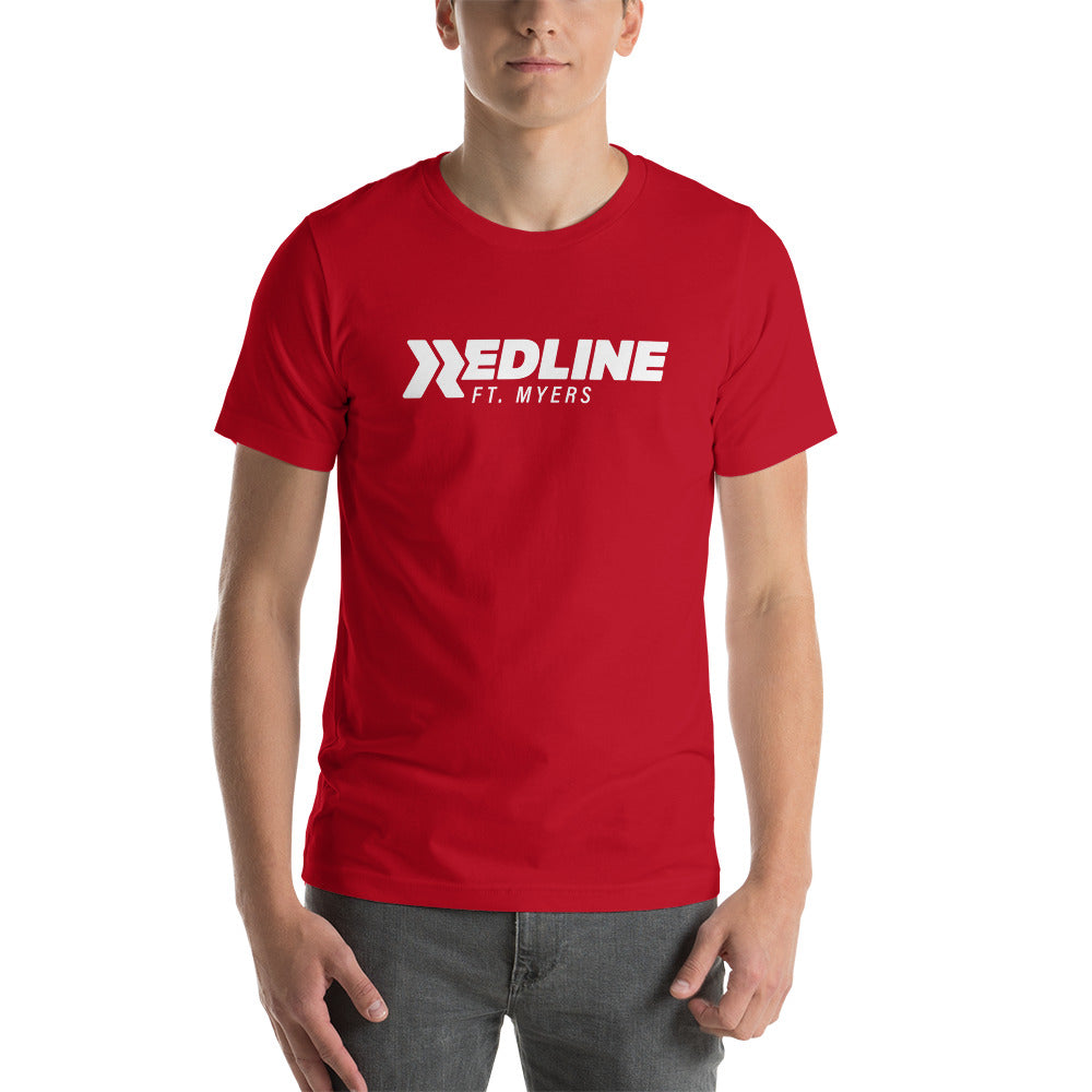 Ft. Myers Logo W - Red Unisex t-shirt