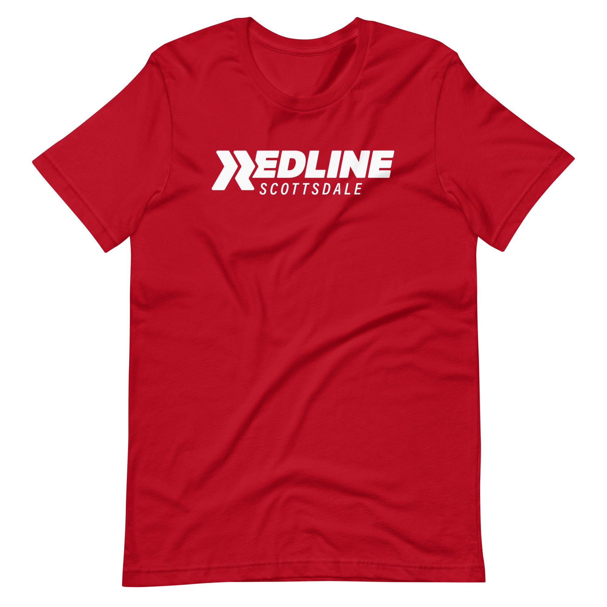 Scottsdale Logo W - Red Unisex t-shirt