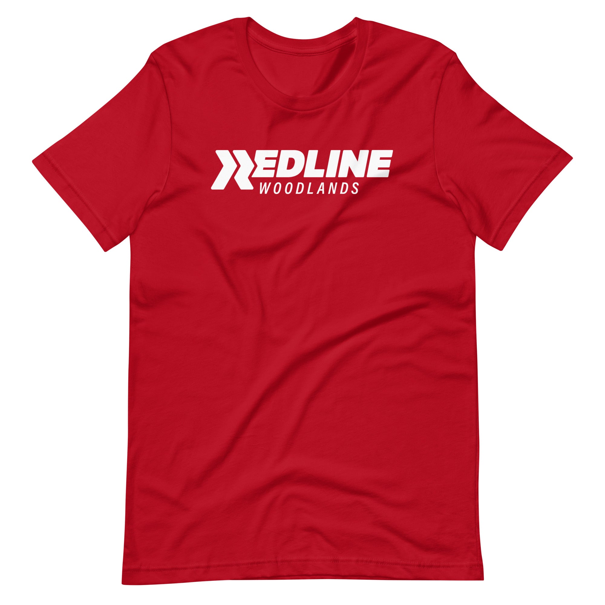 Woodlands Logo W - Red Unisex t-shirt