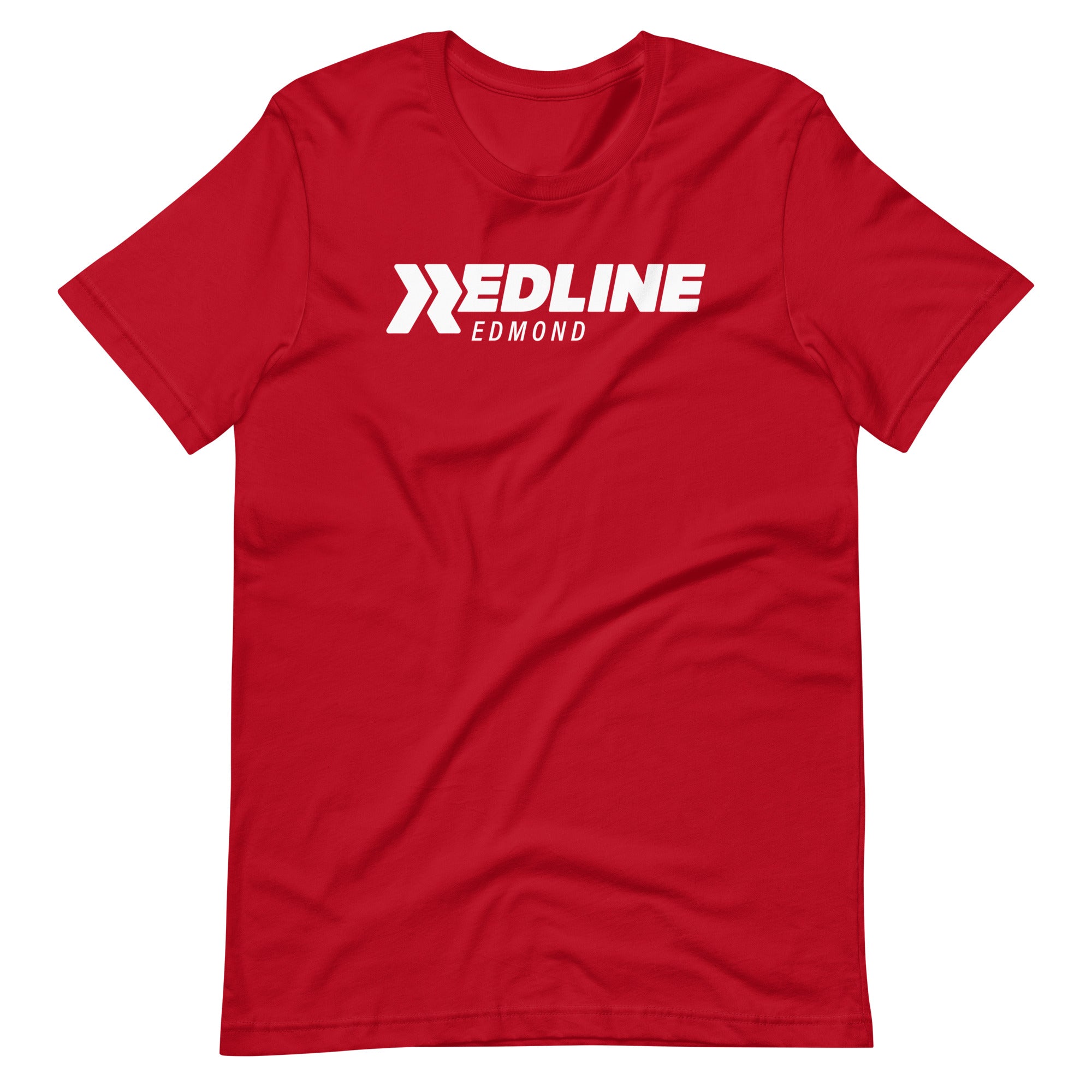Edmond Logo W - Red Unisex t-shirt
