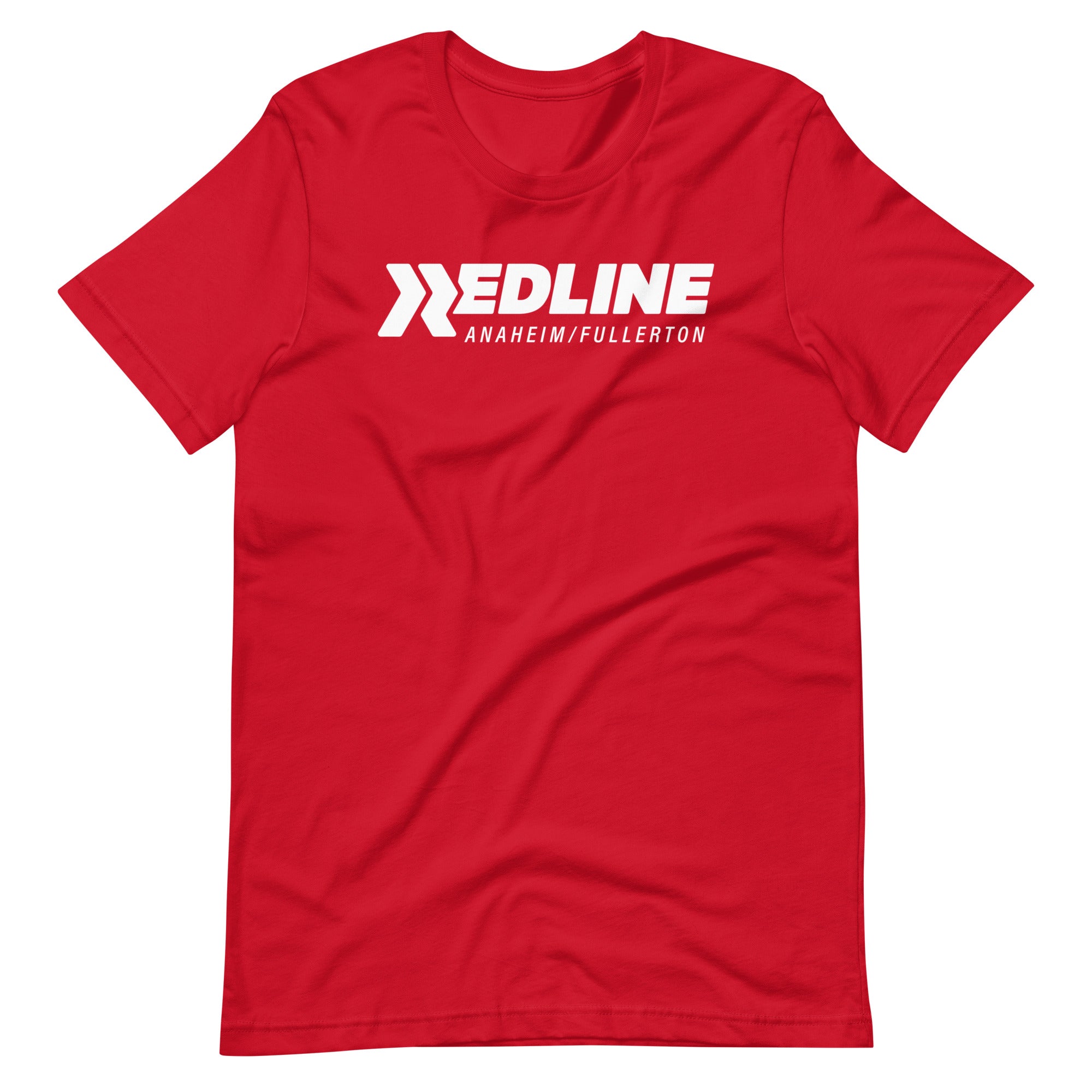 A/F White Logo - Red Unisex t-shirt