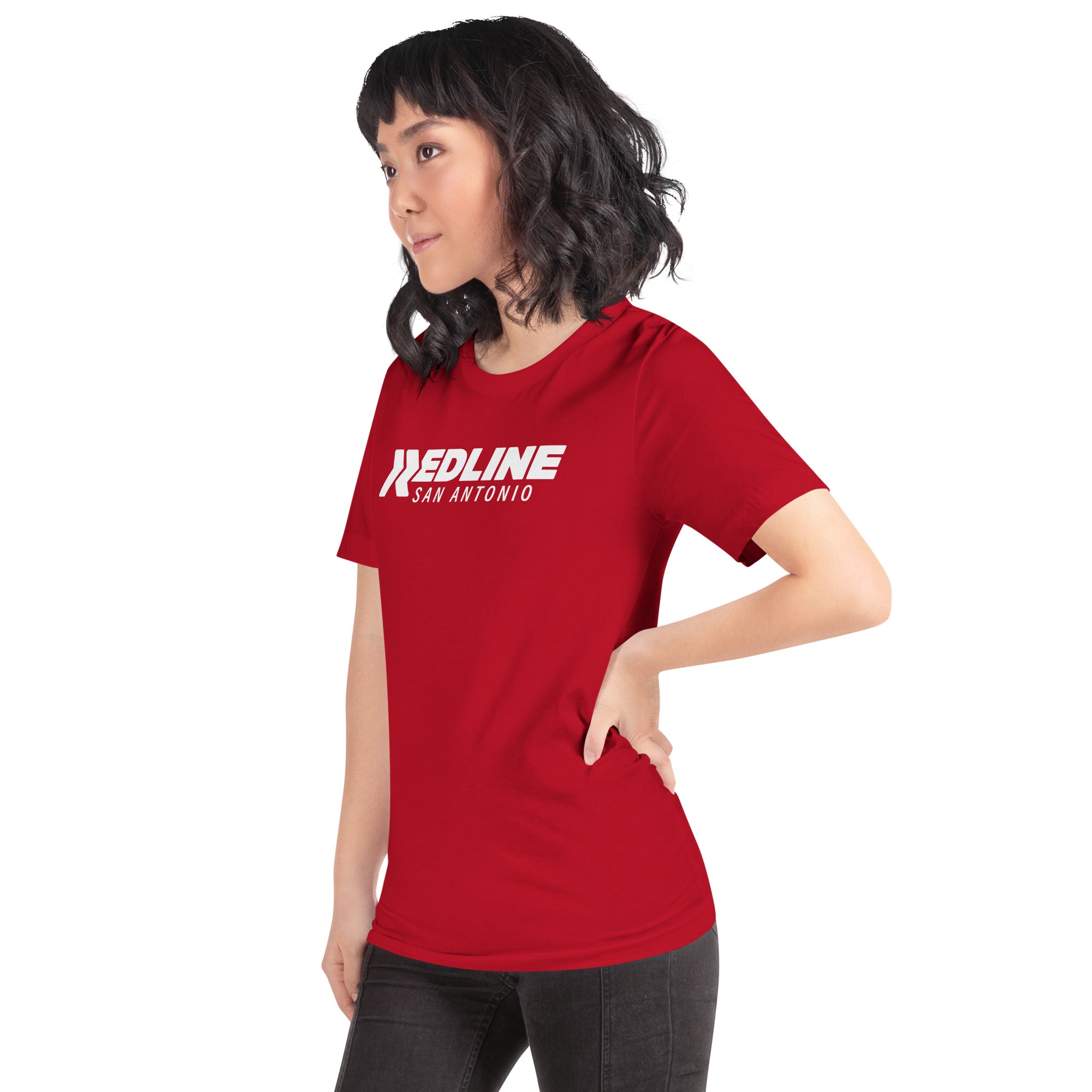 San Antonio Logo W - Red Unisex t-shirt