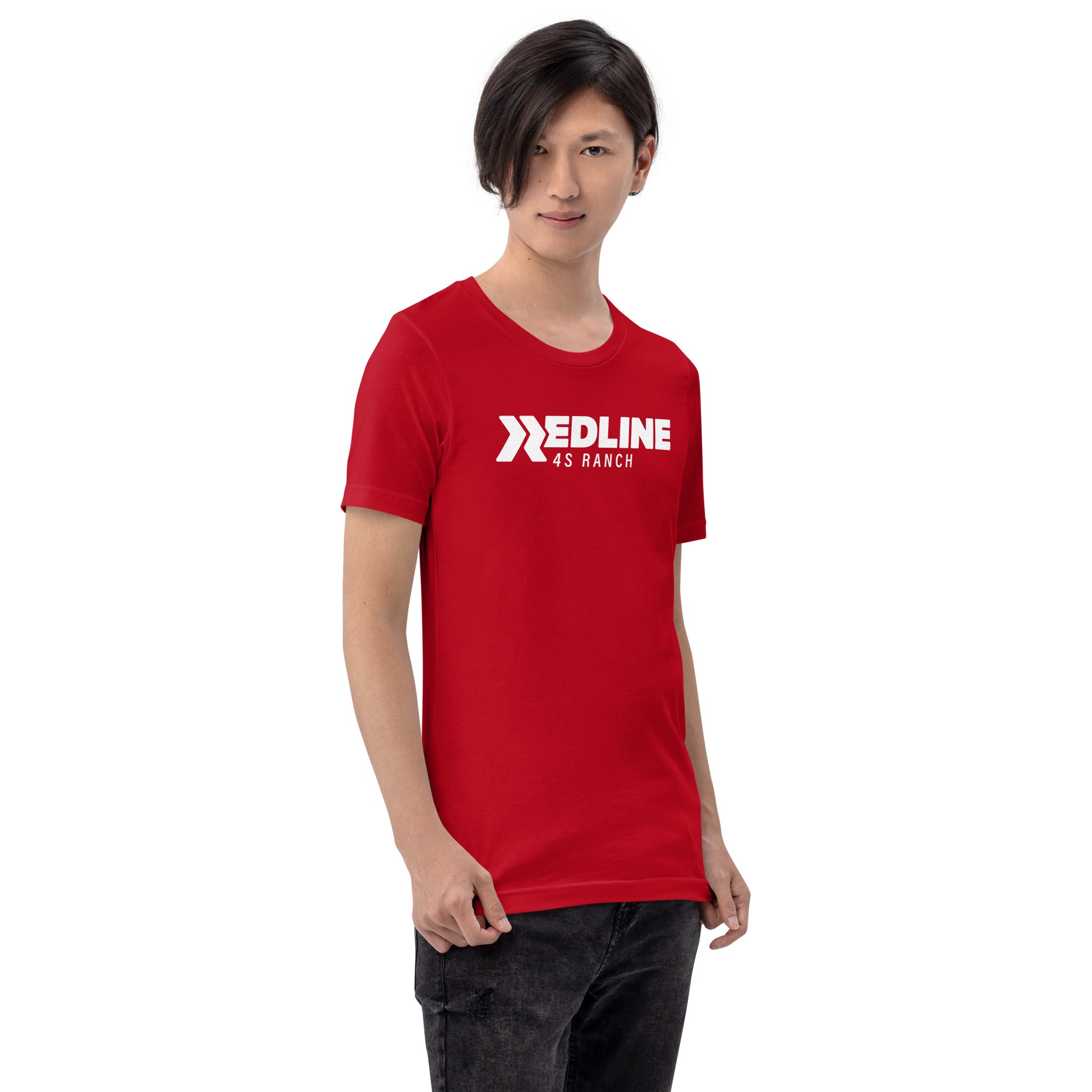 4s Logo White - Red Unisex t-shirt