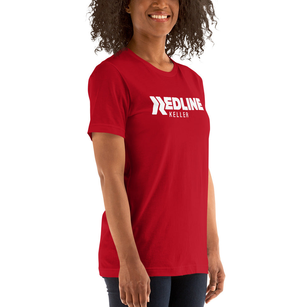 Keller Logo W - Red Unisex t-shirt