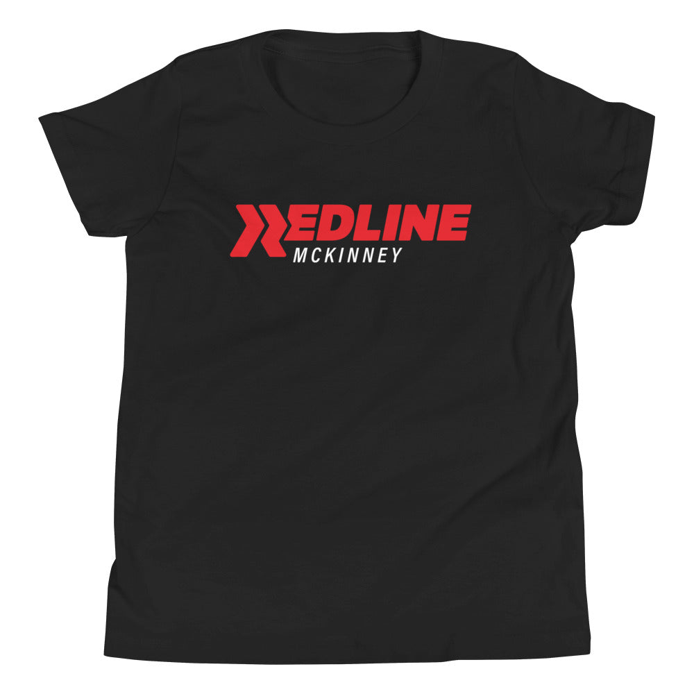 McKinney Logo R/W - Black Youth Short Sleeve T-Shirt
