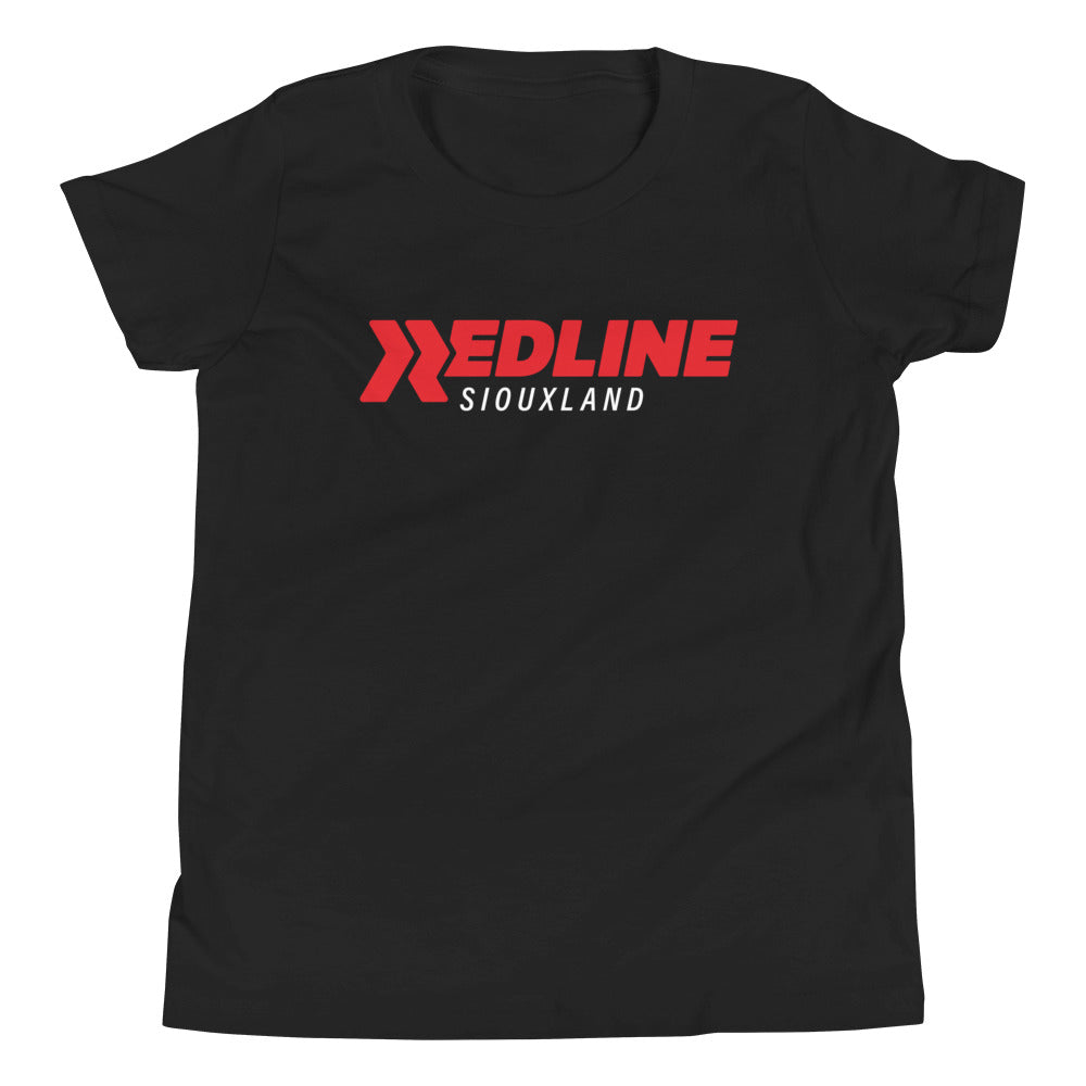 Siouxland Logo R/W - Black Youth Short Sleeve T-Shirt