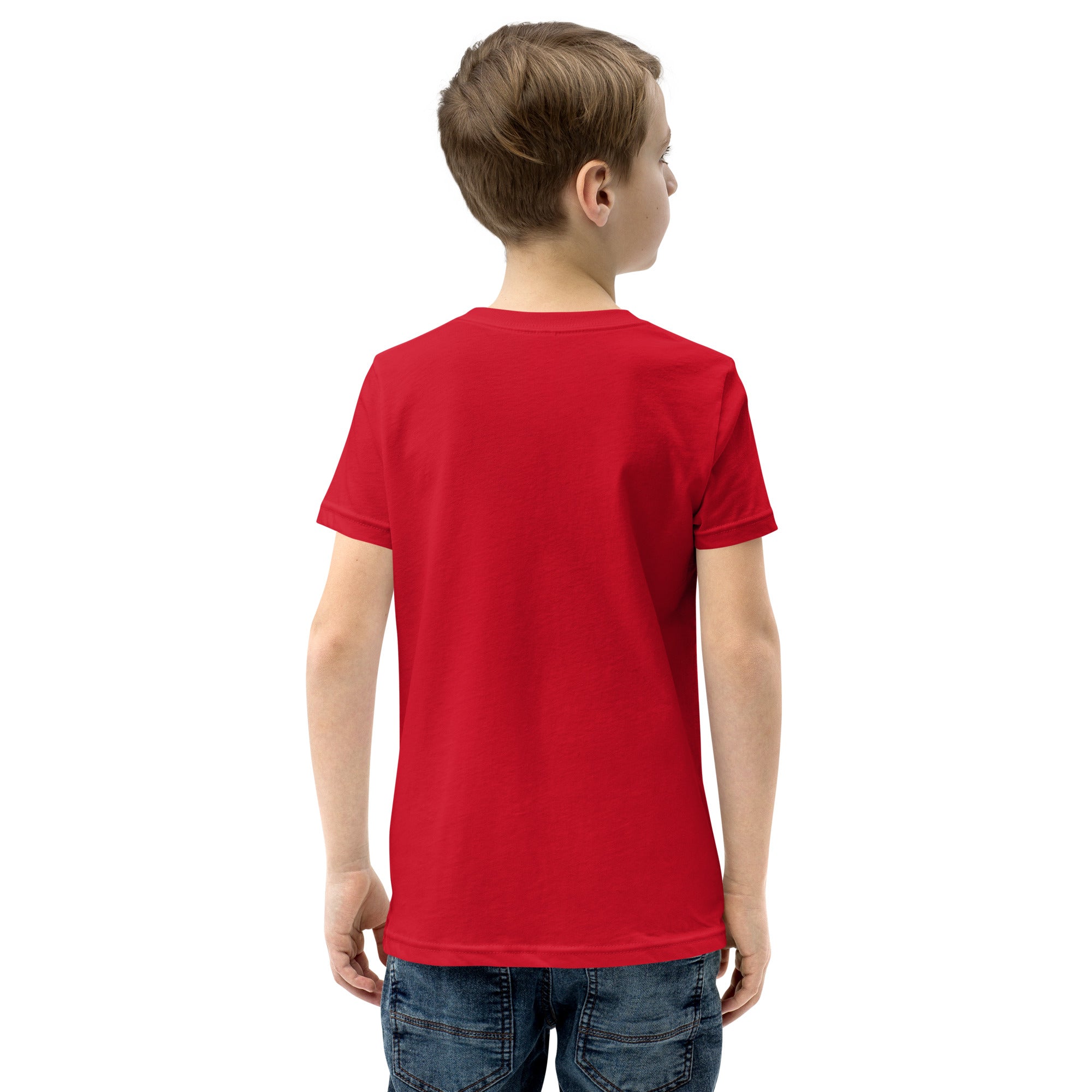 Montgomeryville Logo W - Red Youth Short Sleeve T-Shirt