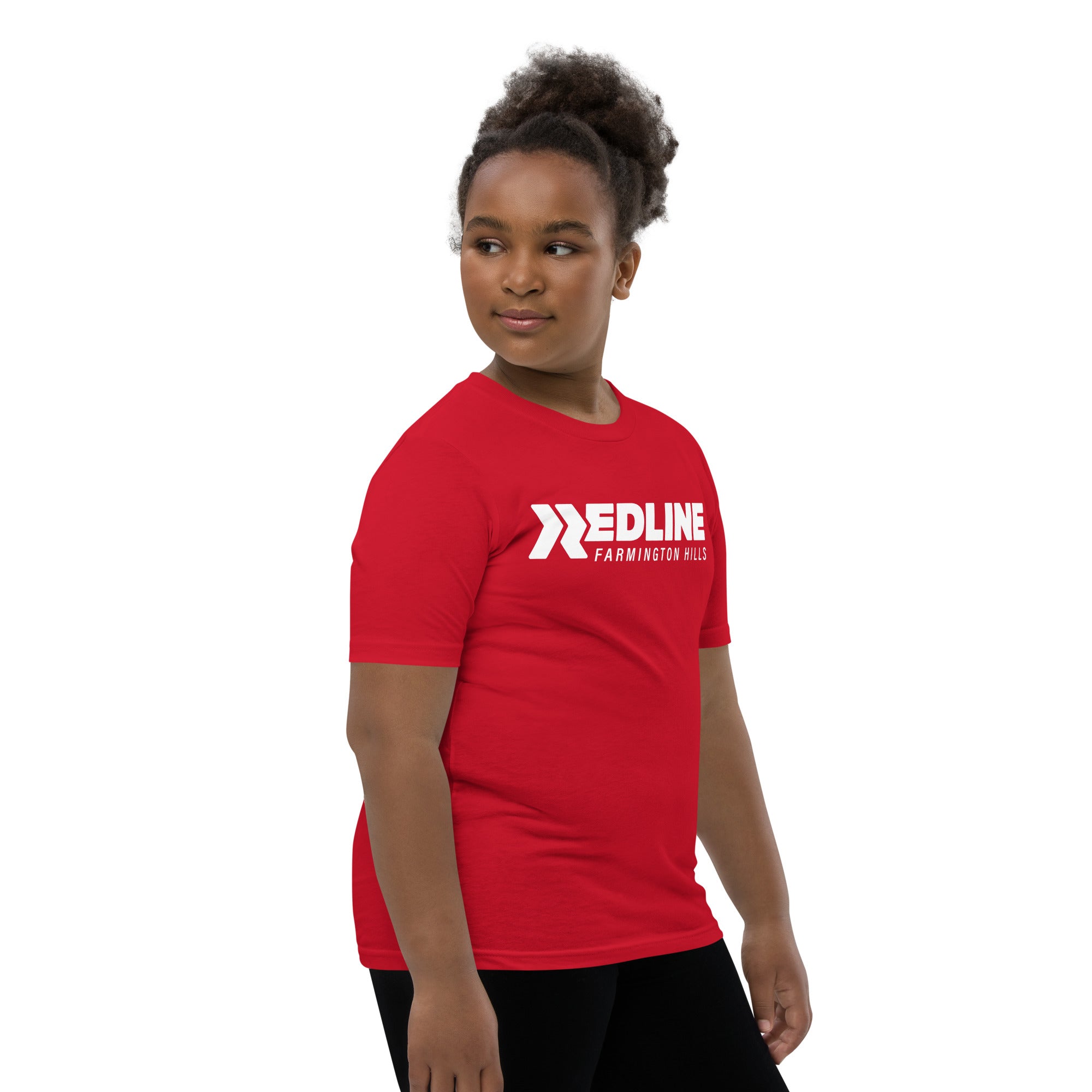 FH Logo W - Red Youth Short Sleeve T-Shirt