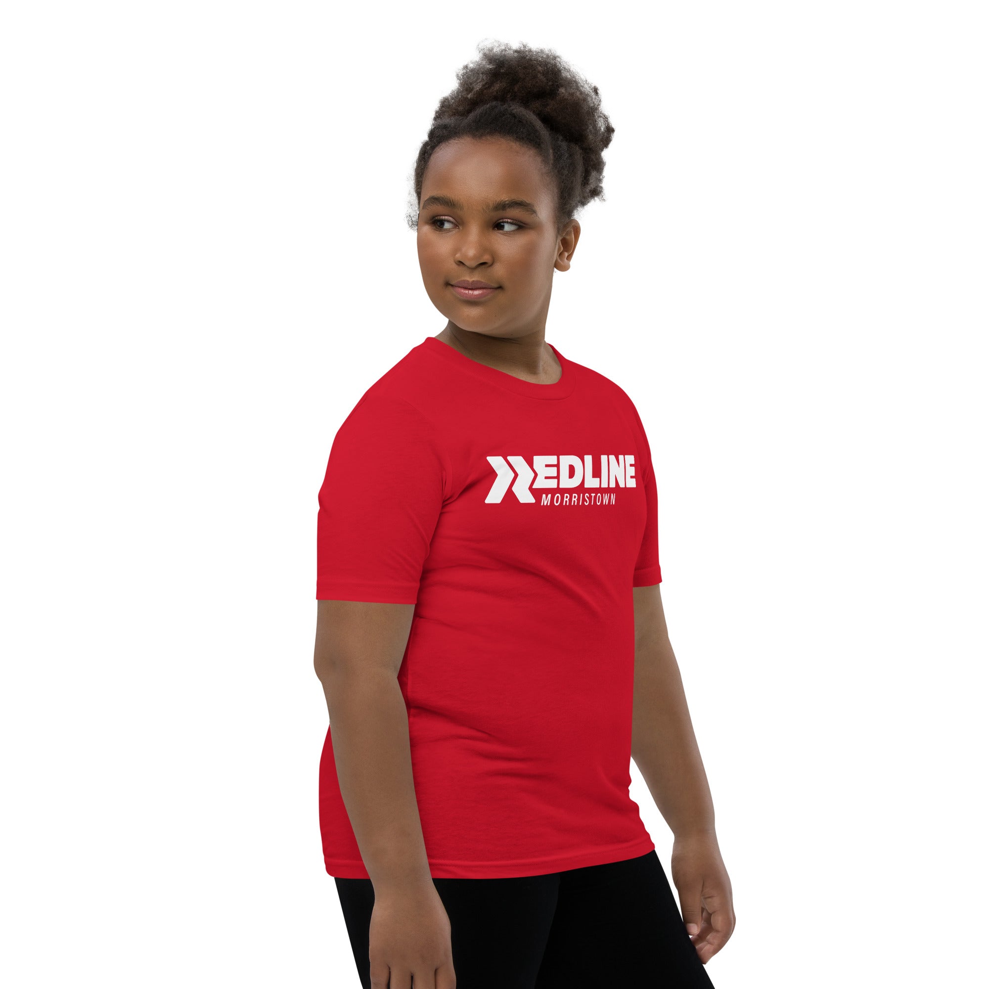 Morristown Logo W - Red Youth Short Sleeve T-Shirt