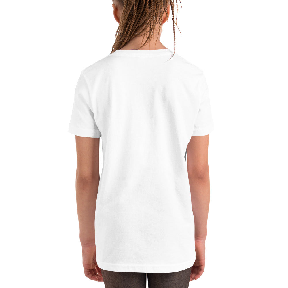 Bowie Logo R/B - White Youth Short Sleeve T-Shirt