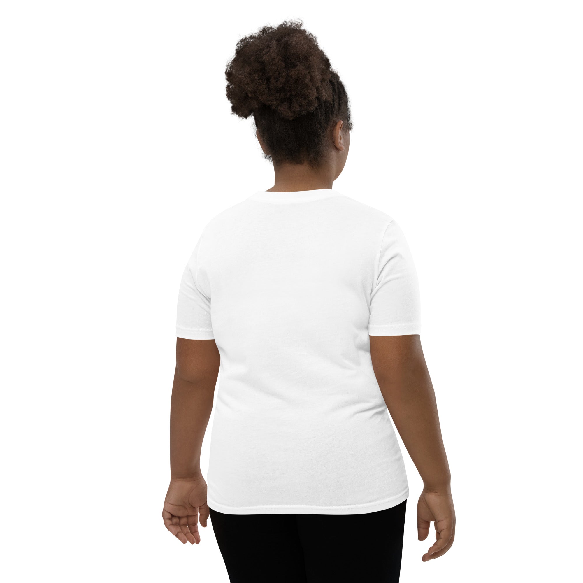 BG Logo R/B - White Youth Short Sleeve T-Shirt