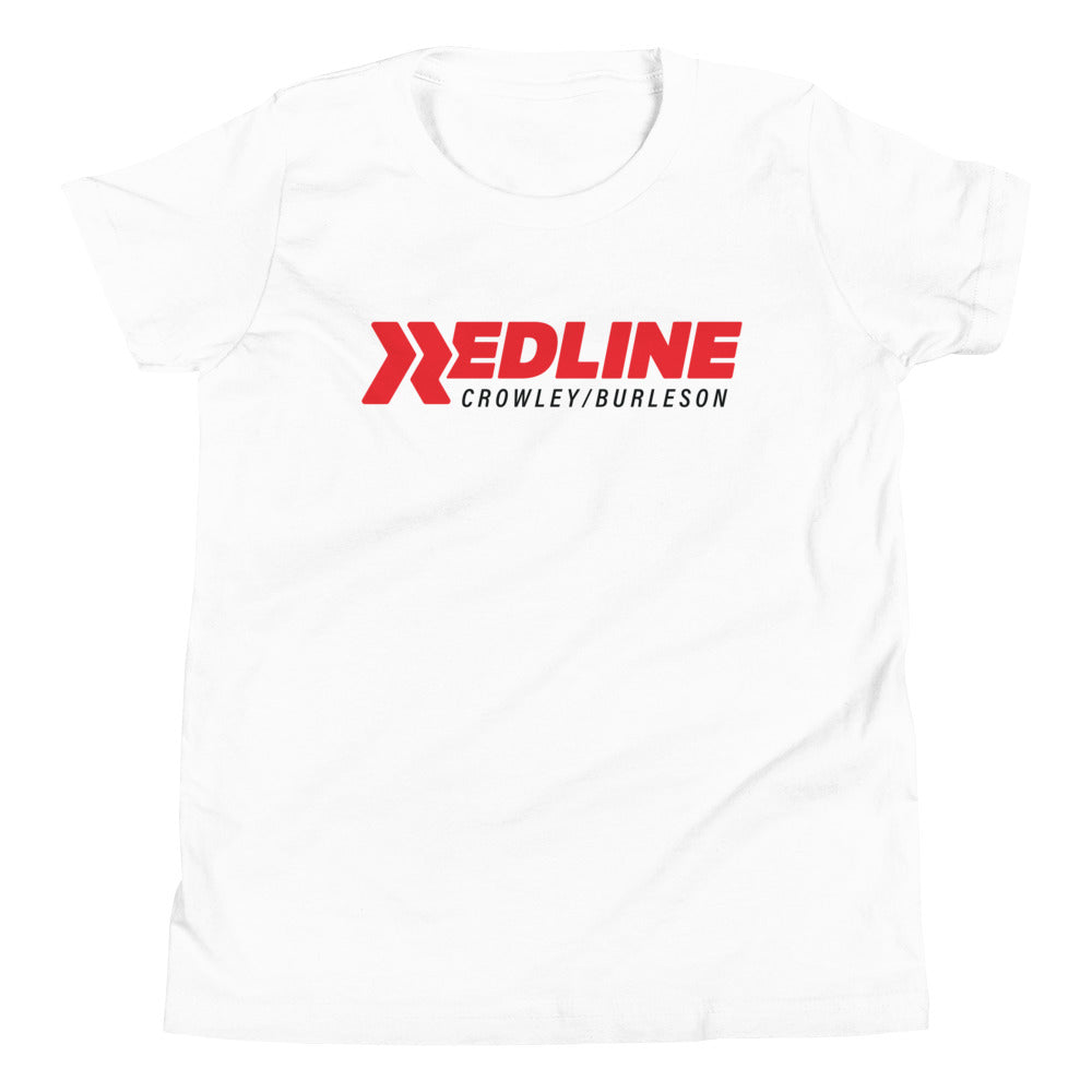 CB Logo R/B - White Youth Short Sleeve T-Shirt