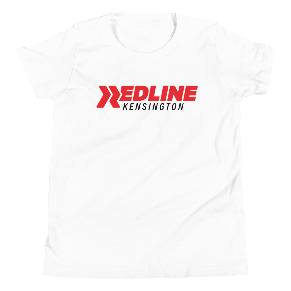 Kensington Logo R/B - White Youth Short Sleeve T-Shirt