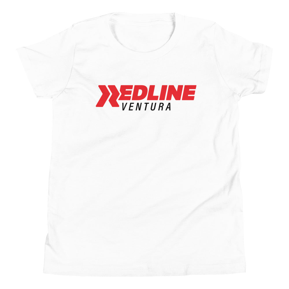 Ventura Logo R/B - White Youth Short Sleeve T-Shirt